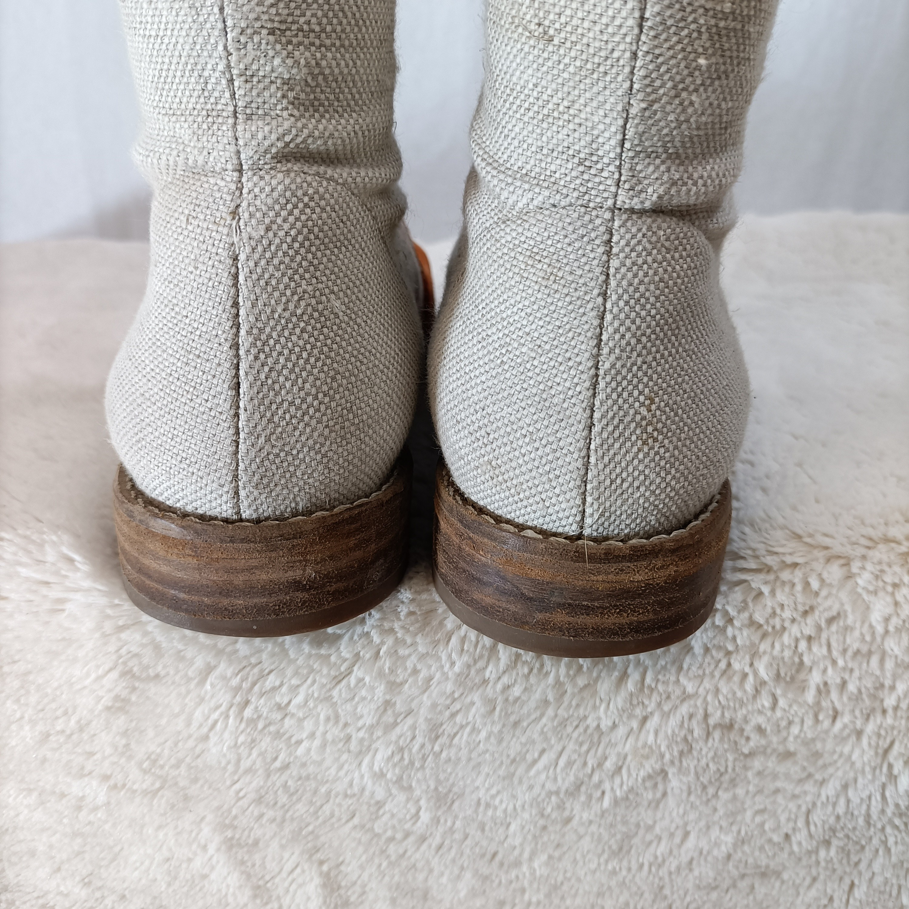 Bottes textile et cuir - Florence Kooijman - pointure 38 estimé Bon état - Vue 7 - 