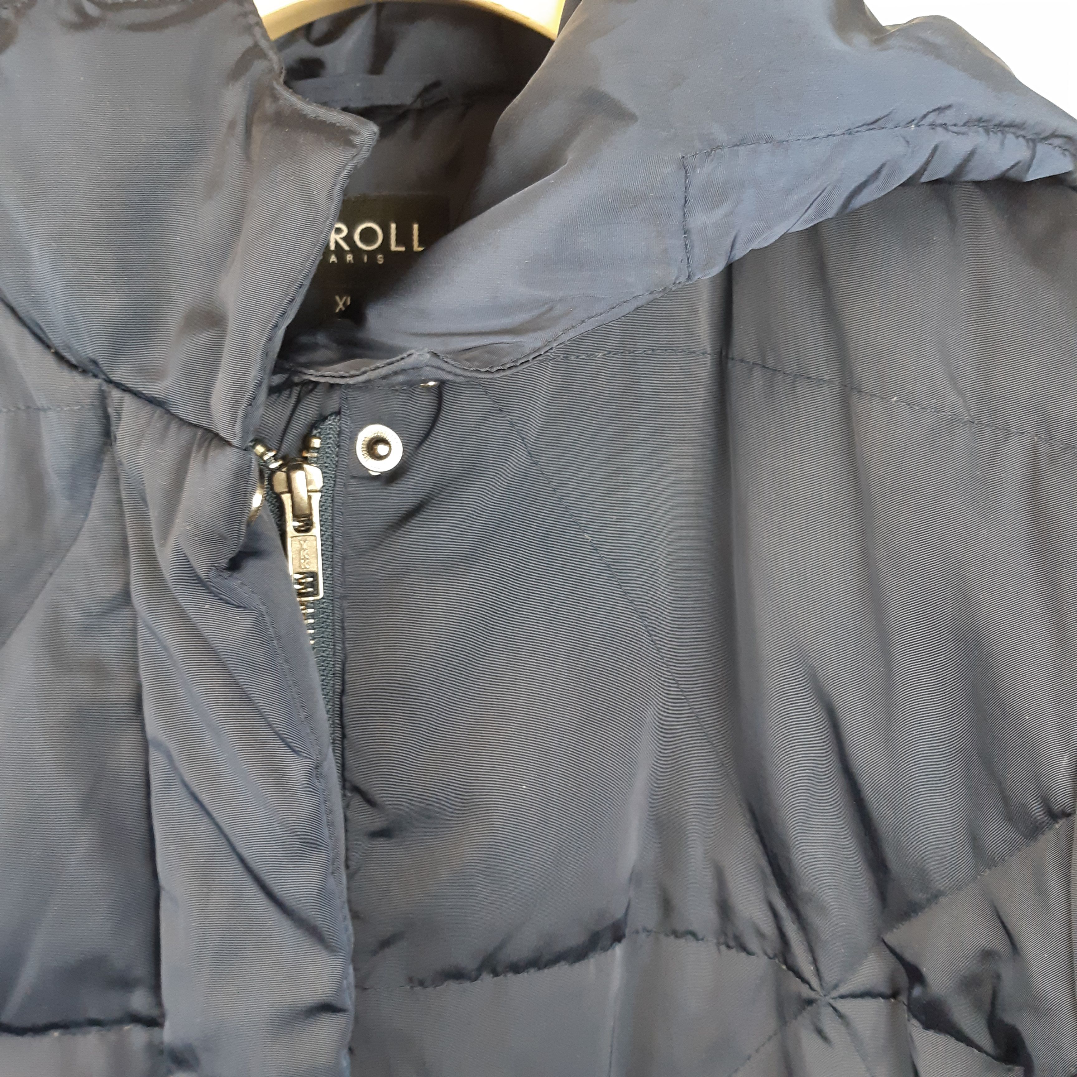 Caroll - Manteau bleur marine charmed - Taille XL (estimée 44) Très bon état - Vue 2 - 