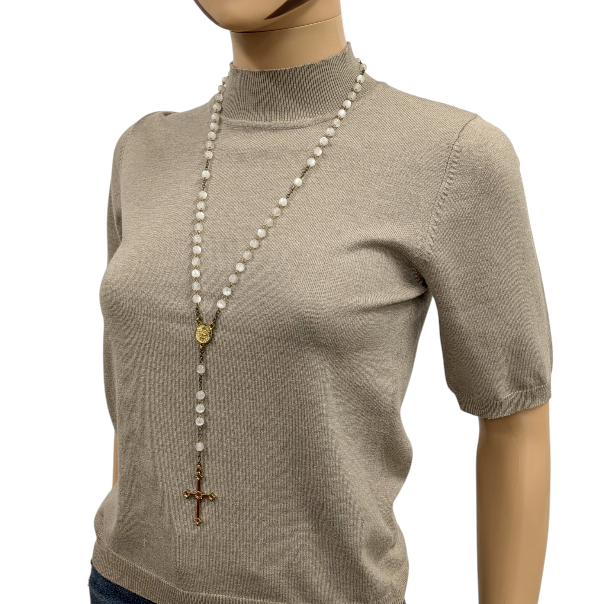 Chapelet rosaire avec médaille 