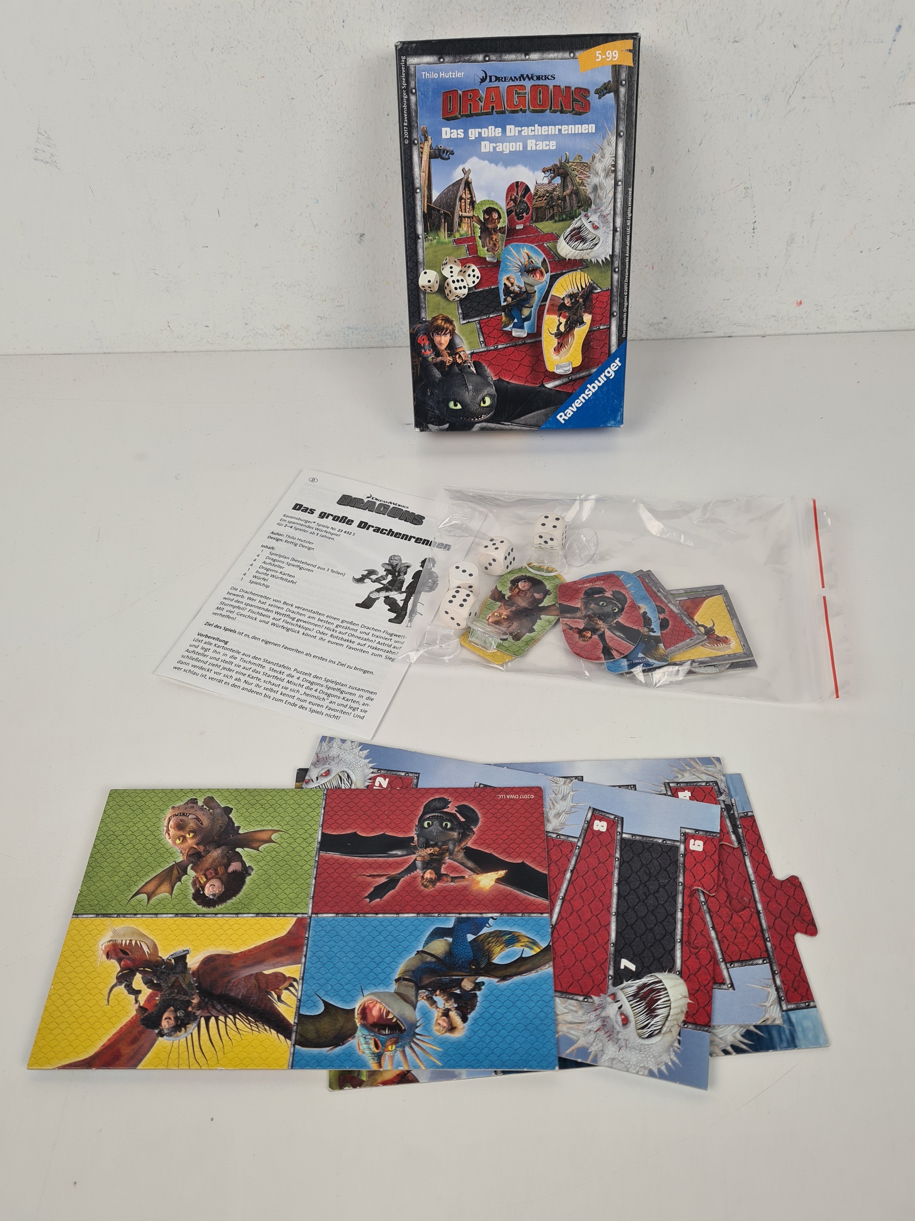Jeu de cours - Dragon Race - DreamWorks Dragons - Ravensburger - 5 ans+ - Photo 1