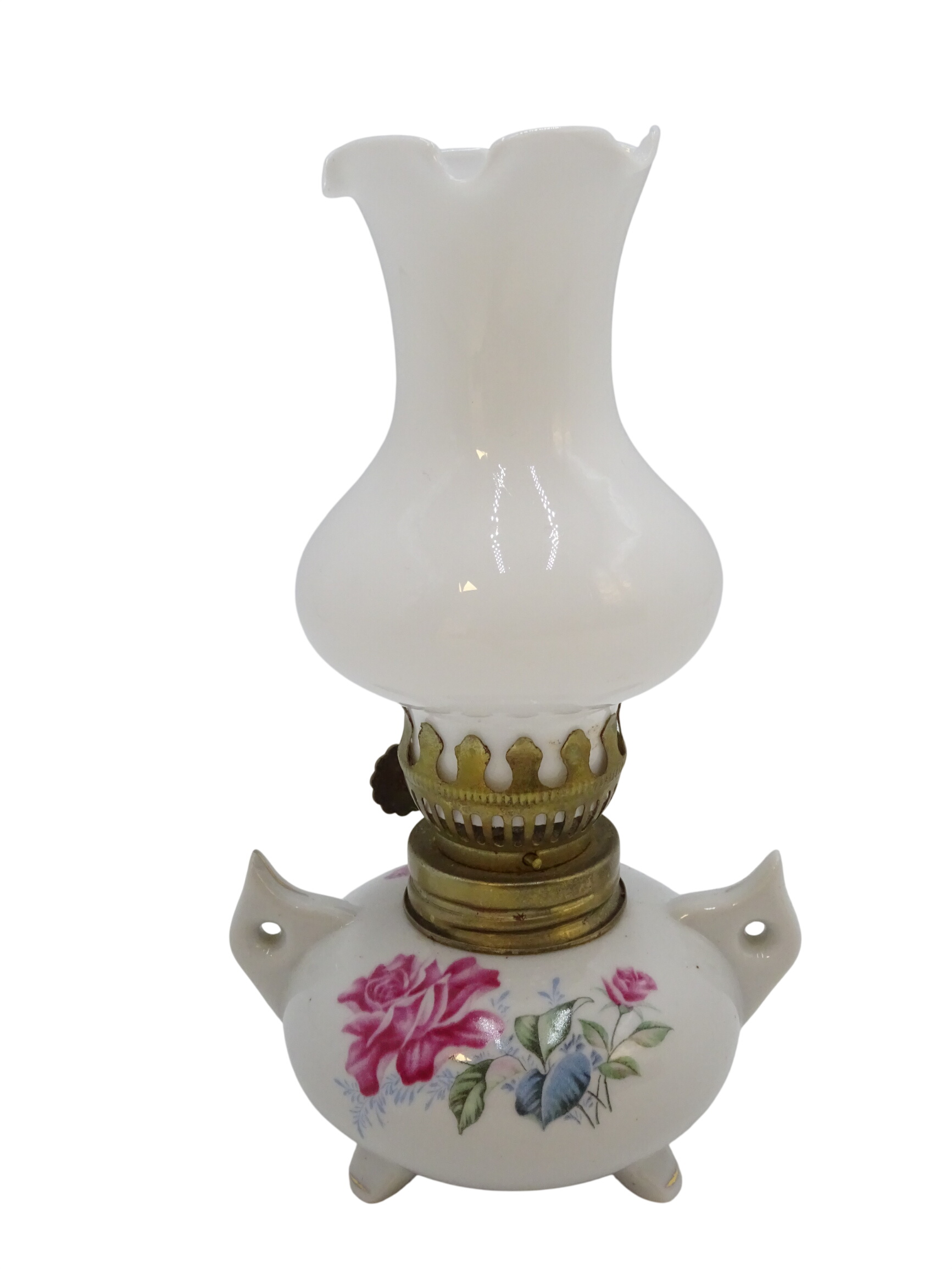 Mini lampe à huile faïence "Bergère de France" État correct -  reconditionné disponible sur Label Emmaüs