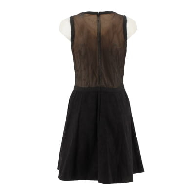 Robe noire imprimée - Femme - Sinéquanone - Taille 42 - Photo 1