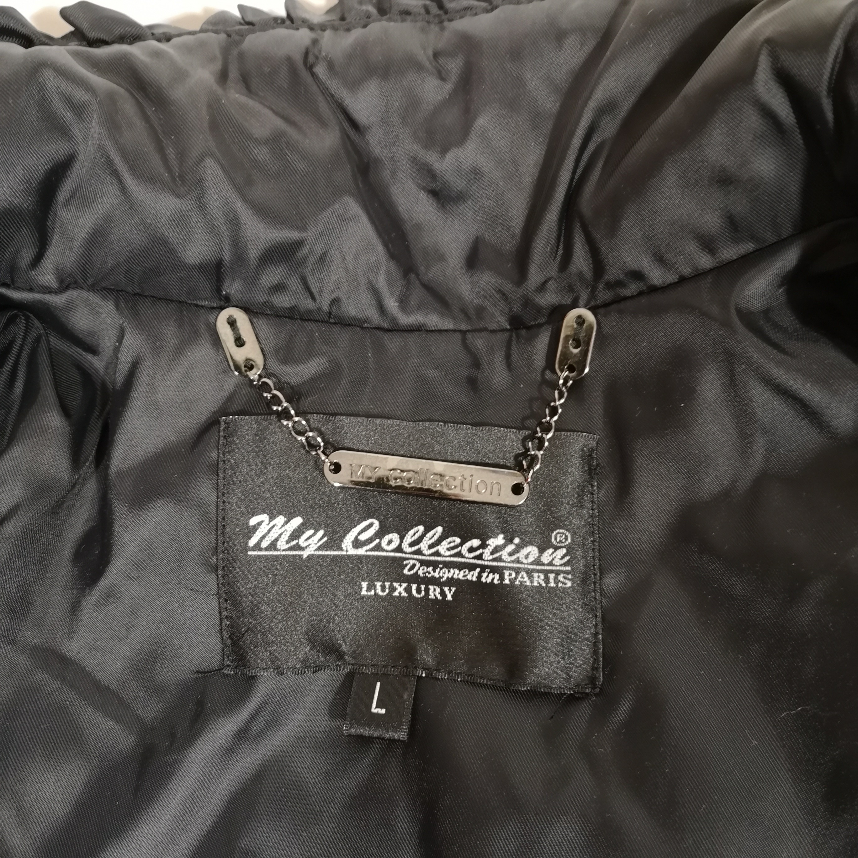 Manteau doudoune "My Collection" T40 L Noir Très bon état - Vue 5 - 