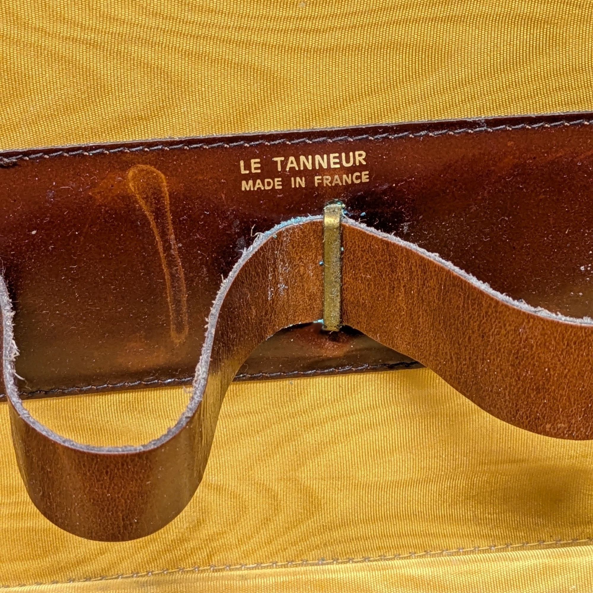 Hermès Rare Vintage Mallette de Toilette de Voyage Cuir Beige ref