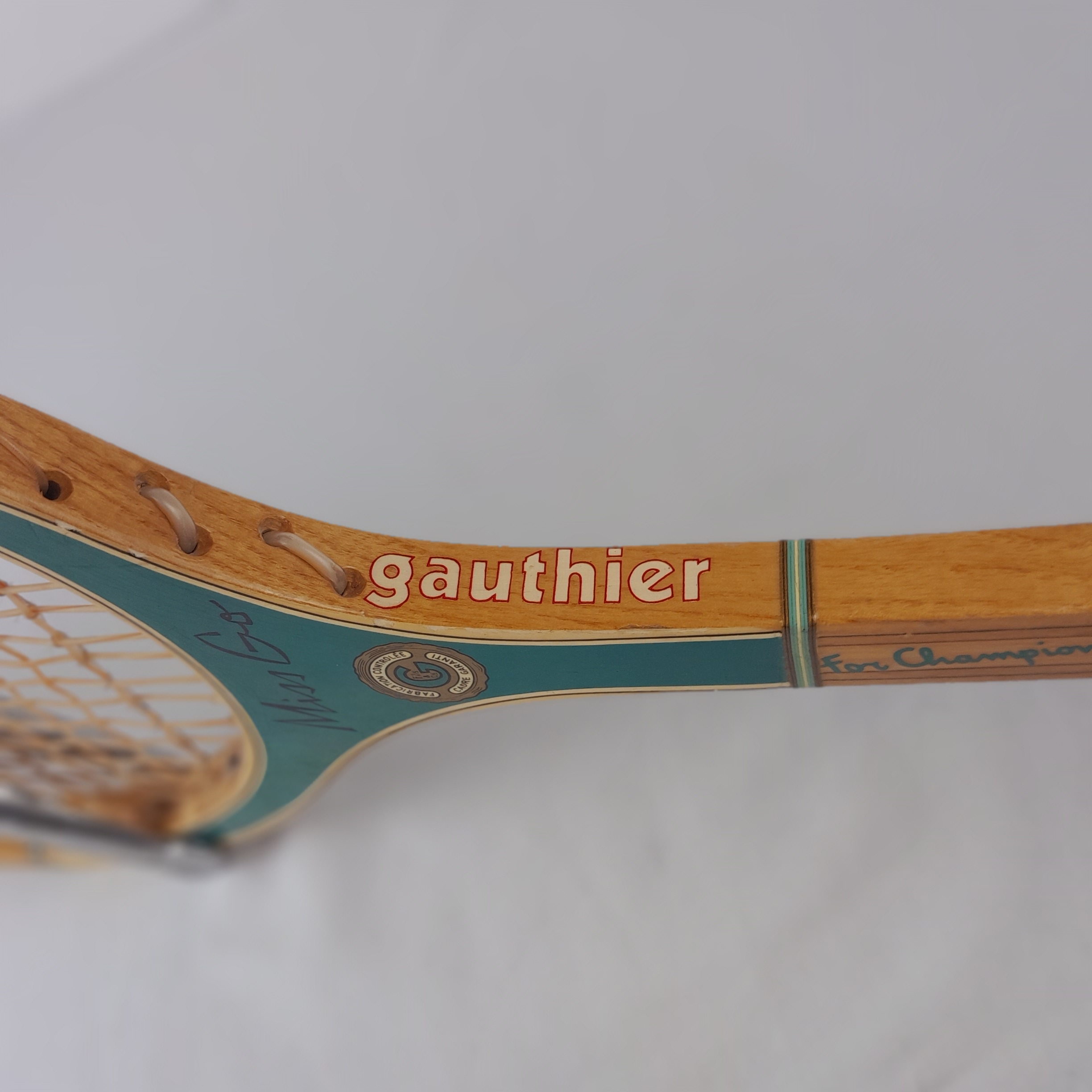 Raquette de tennis anglaise vintage Slazenger