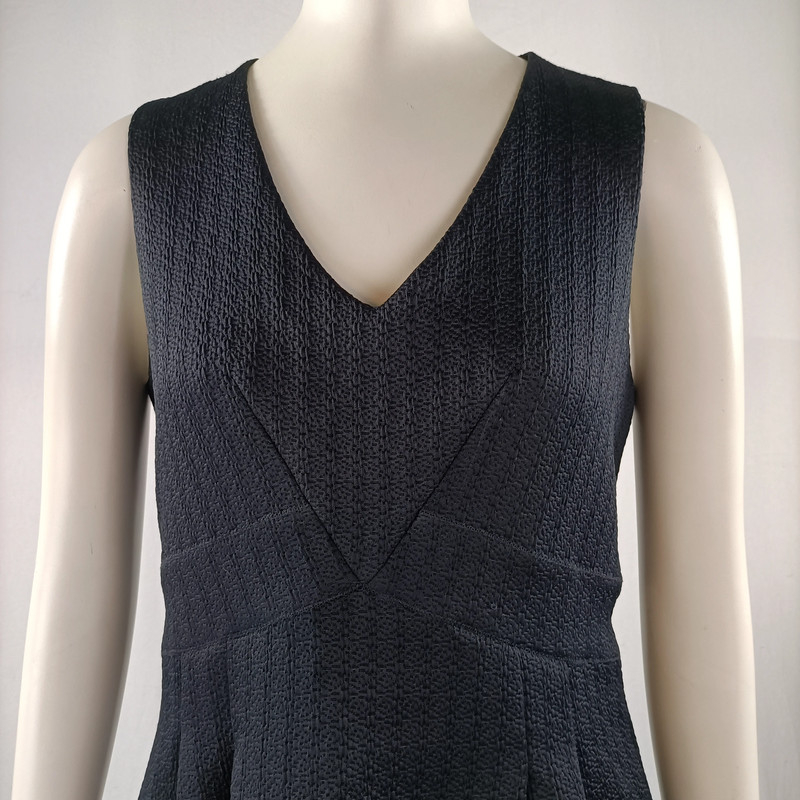 Robe noire Comptoir des Cotonniers texturée taille 38 - Photo 4
