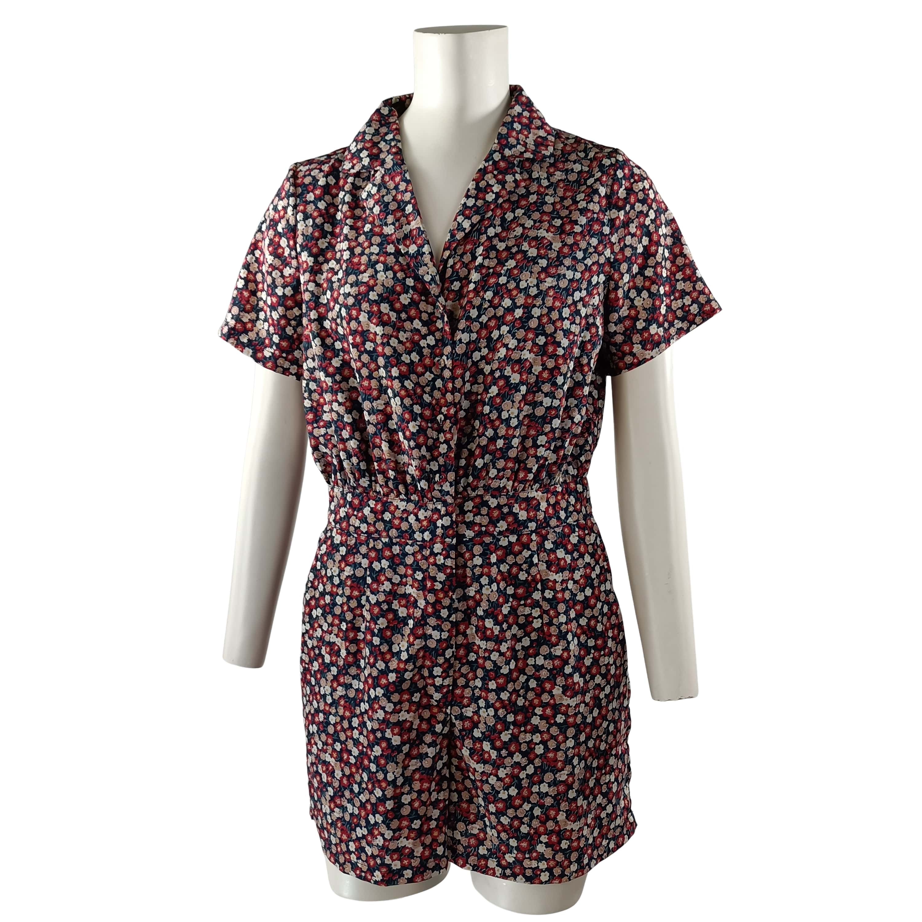 Combishort motif fleuri - Taille S - daphnea paris - Modalova