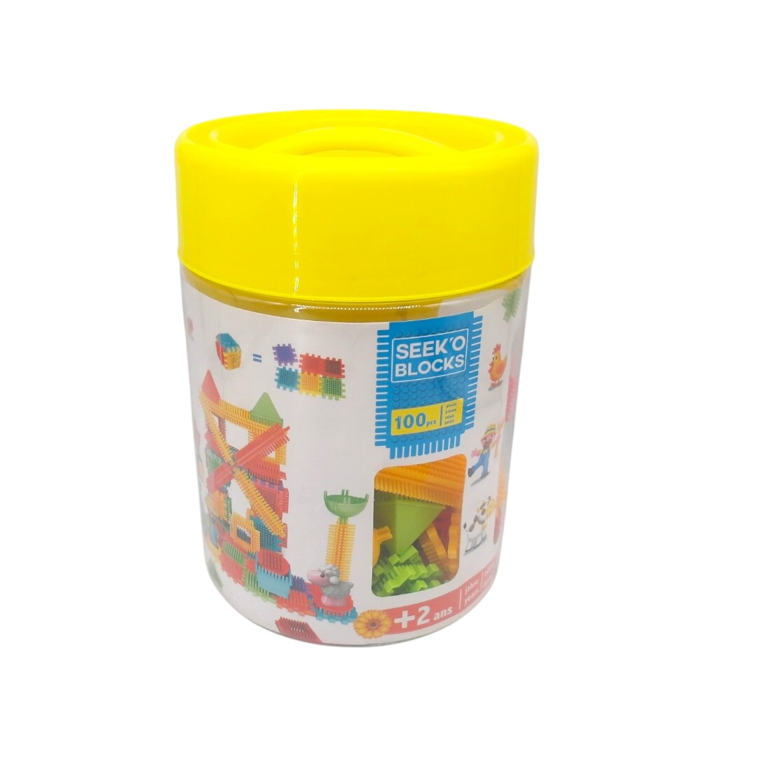 Blocs de construction - 100 pièces Très bon état -  reconditionné disponible sur Label Emmaüs