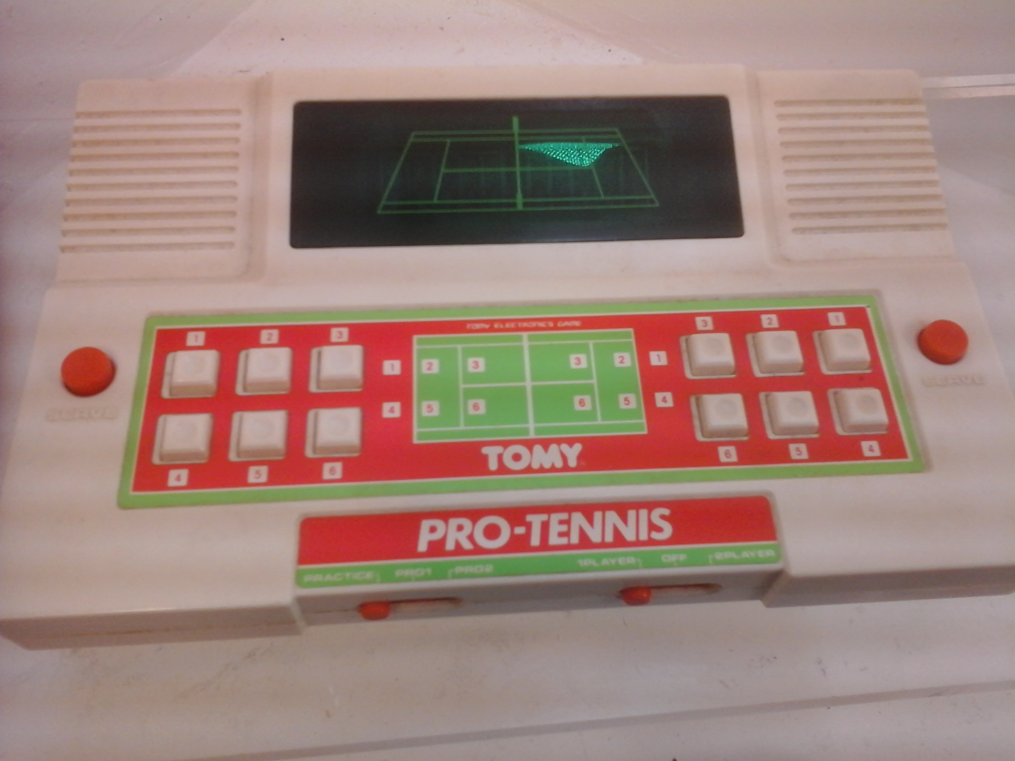 Voir photo 5 de Vintage 1979 Tomy Jeu Électronique Tomytronic PRO-TENNIS Fonctionnel En Boîte Vintage 1979 Tomy Jeu Électronique Tomytronic PRO-TENNIS Fonctionnel En Boîte Très bon état - Vue 5 -