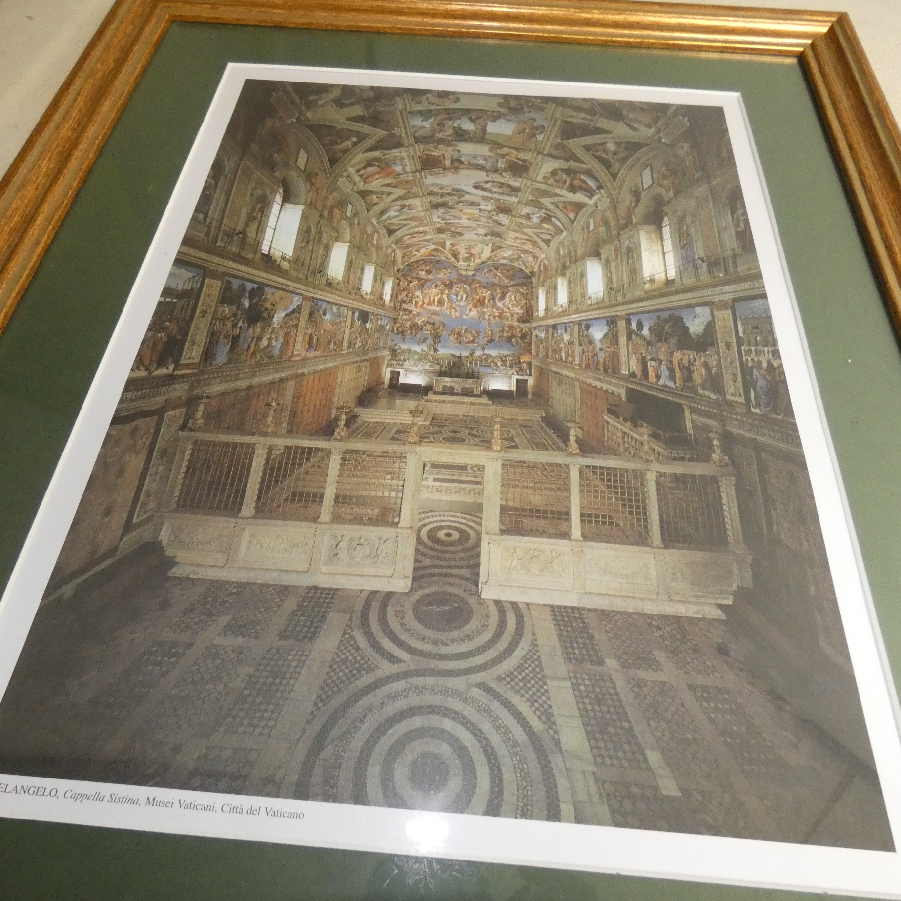 Reproduction Michel Angelo - "Jugement Dernier " Fresque de la Chapelle Sixtine - Musée du Vatican État correct - Vue 4 - 