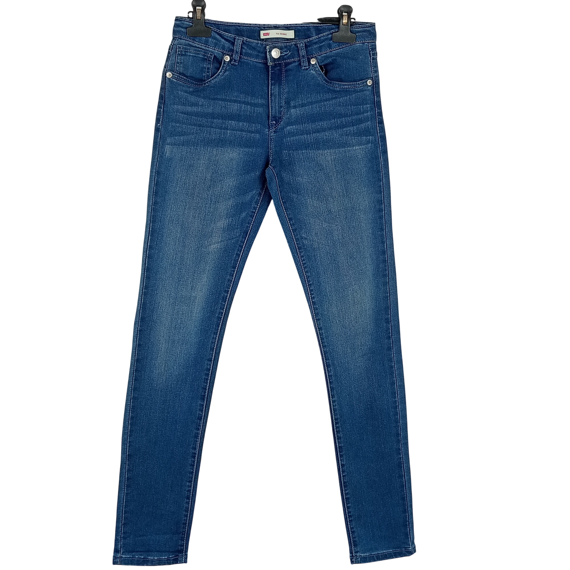 Jean enfant fille de la marque Levi’s coupe longue de couleur bleu taille 164 cm (16 ans) - Photo 0
