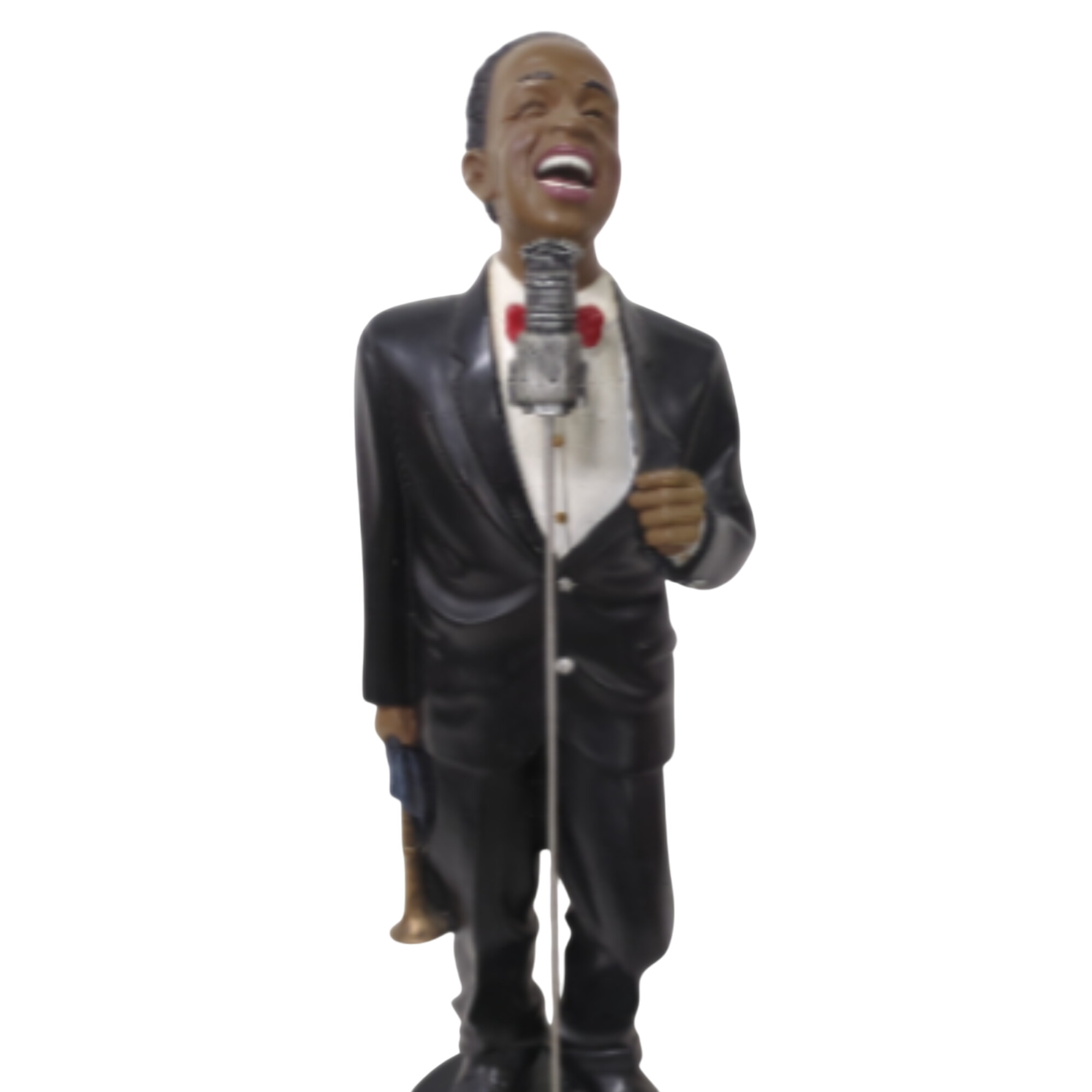 Grande statue Jazz Man Louis Armstrong Très bon état -  reconditionné disponible sur Label Emmaüs