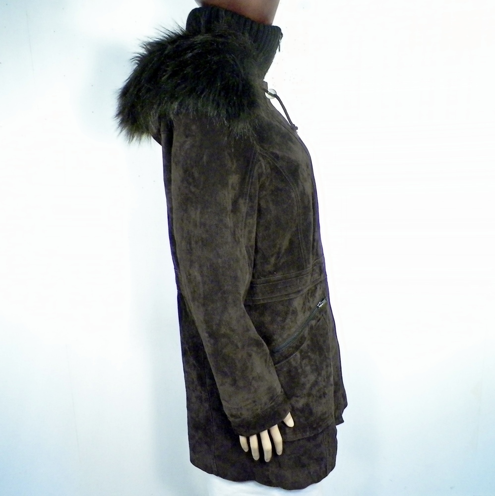 Manteau Femme Marron Chocolat KIABI Taille 42. Bon état - Vue 3 - 
