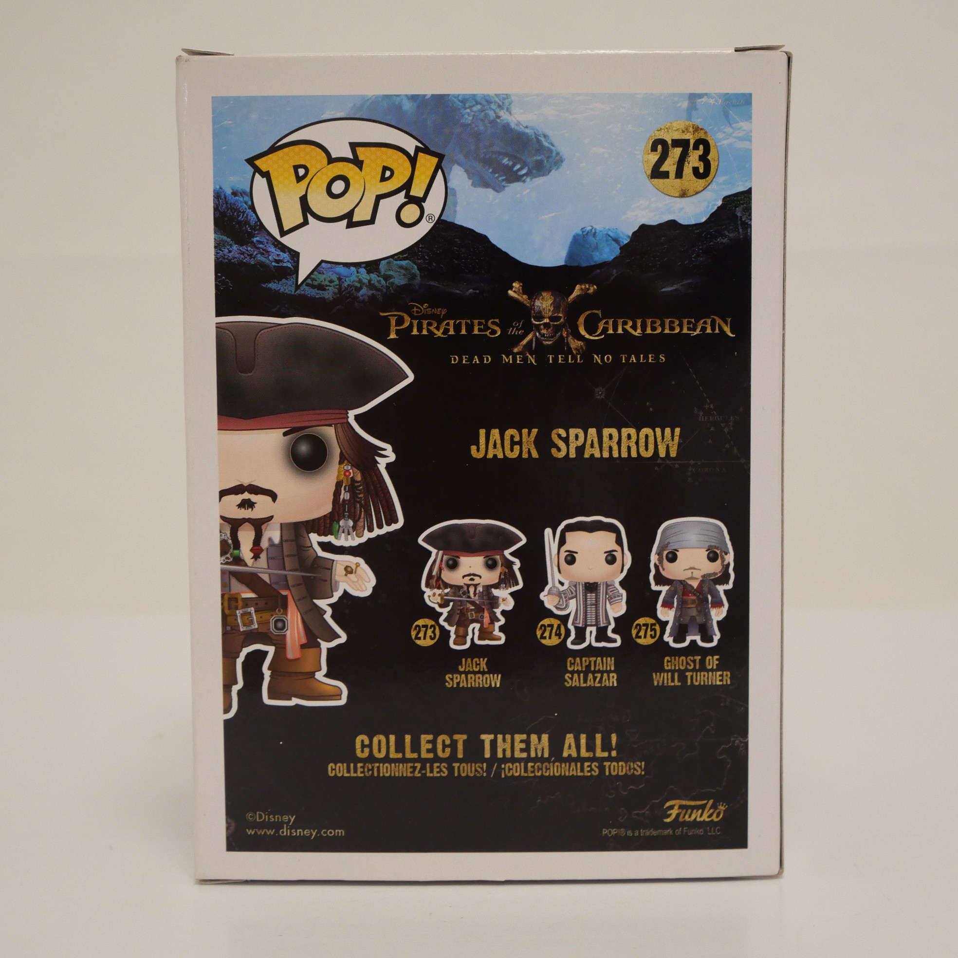 Voir photo 2 de Figurine Pop Pirates des caraïbes Jack Sparrow #273 Figurine Pop Pirates des caraïbes Jack Sparrow #273 Très bon état - Vue 2 -