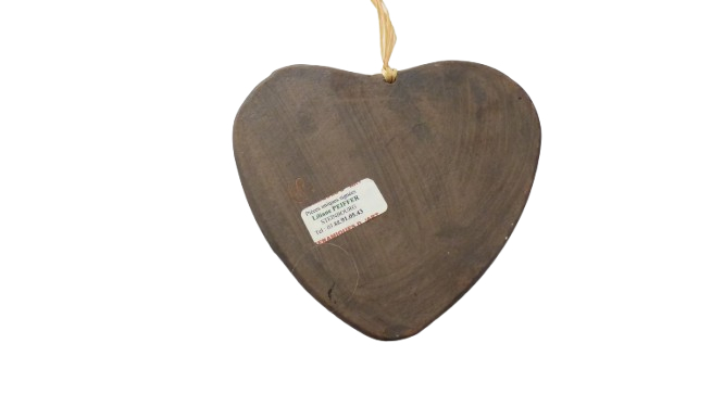 Lot de 2 coeurs en céramique artisanale - Liliane Peiffer Bon état - Vue 7 - 