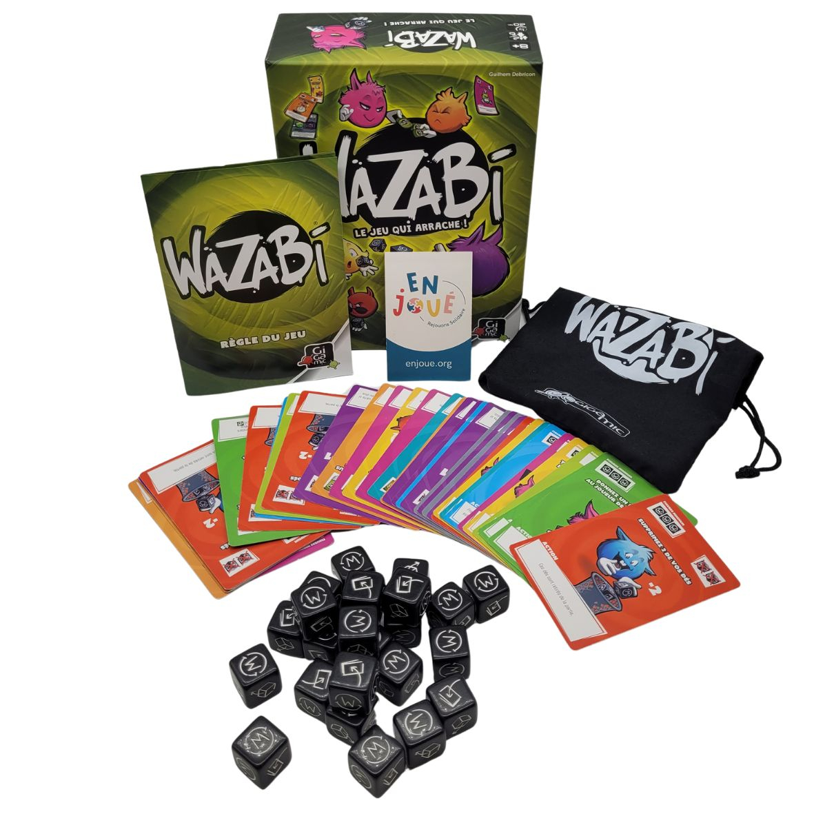Jeux d'ambiance - Wazabi - Gigamic - Dès 8 ans. Bon état - Vue 2 - 