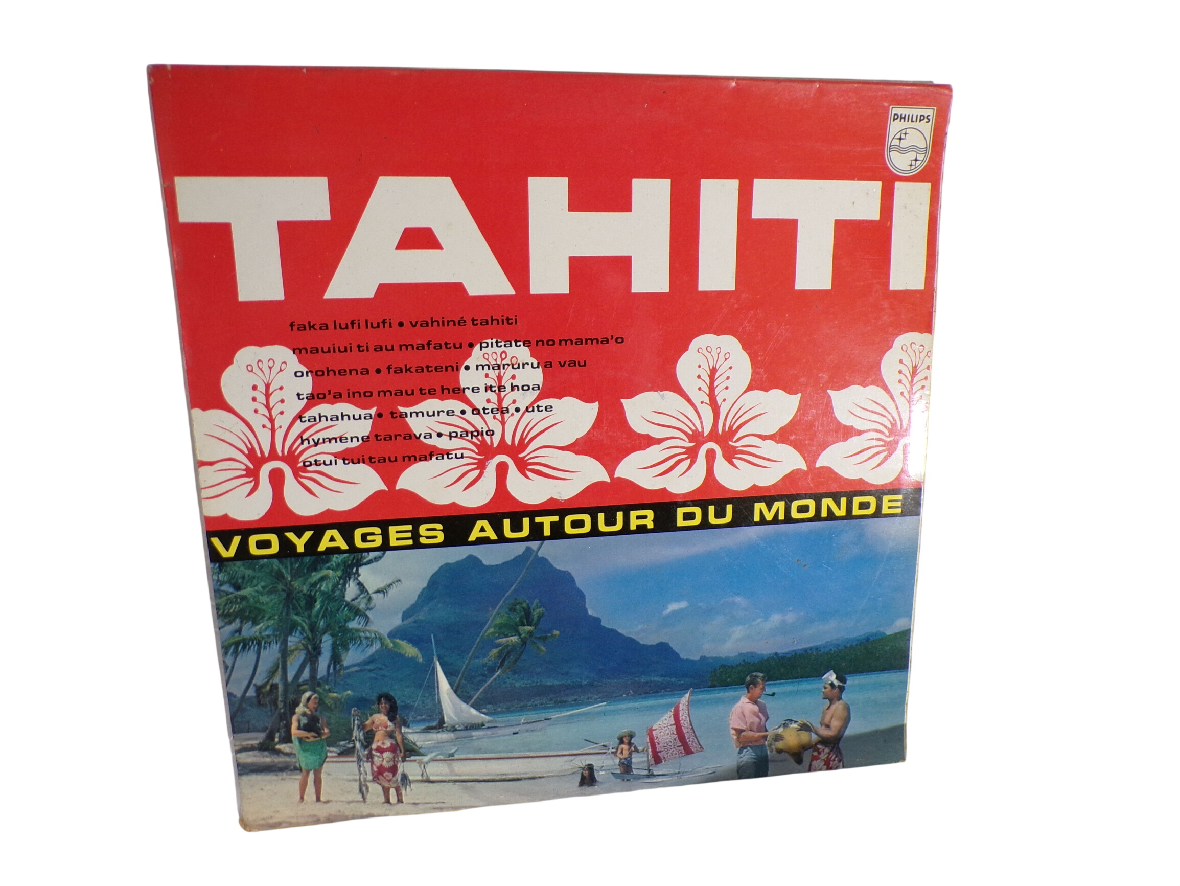 Vinyle Philips "Voyages Autour du Monde" Bon état -  reconditionné disponible sur Label Emmaüs