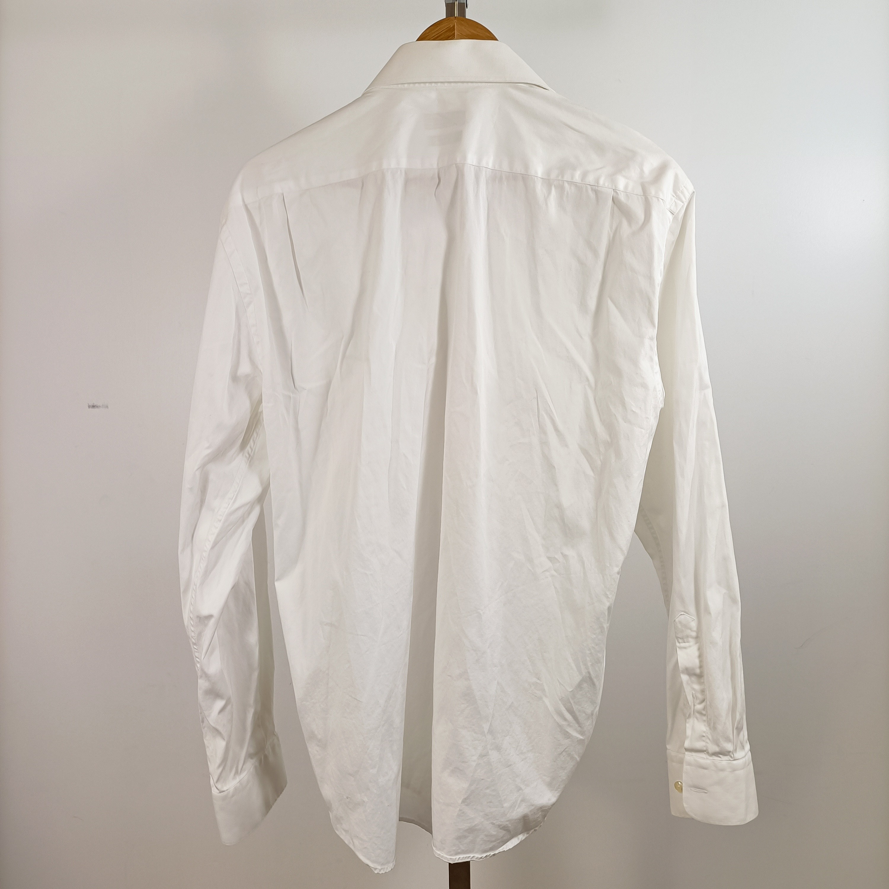 Chemise blanche élégante Café Coton Exclusive col classique taille 42 manches longues - Photo 1