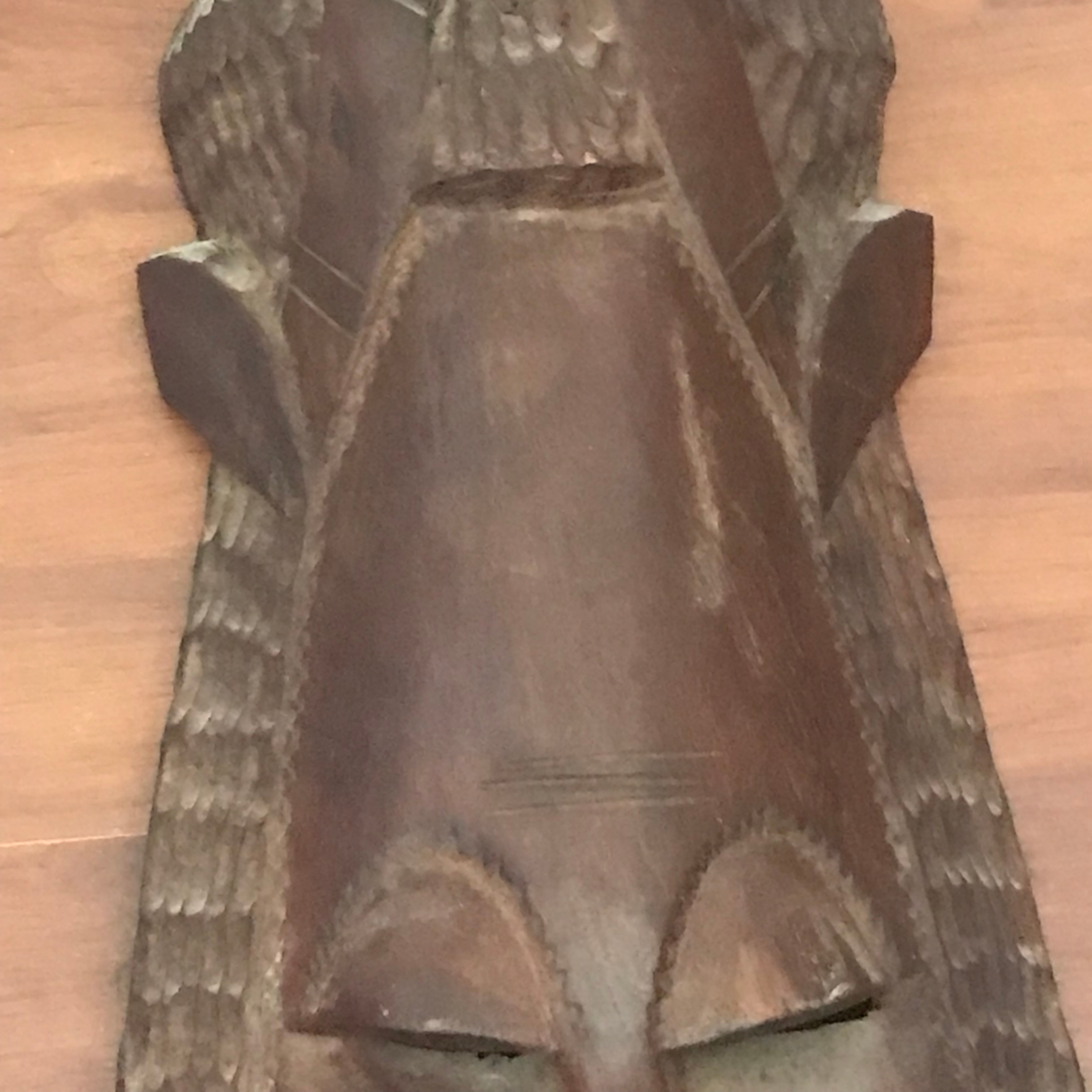 Masque Tribal Africain Probable Senegal - Photo 1