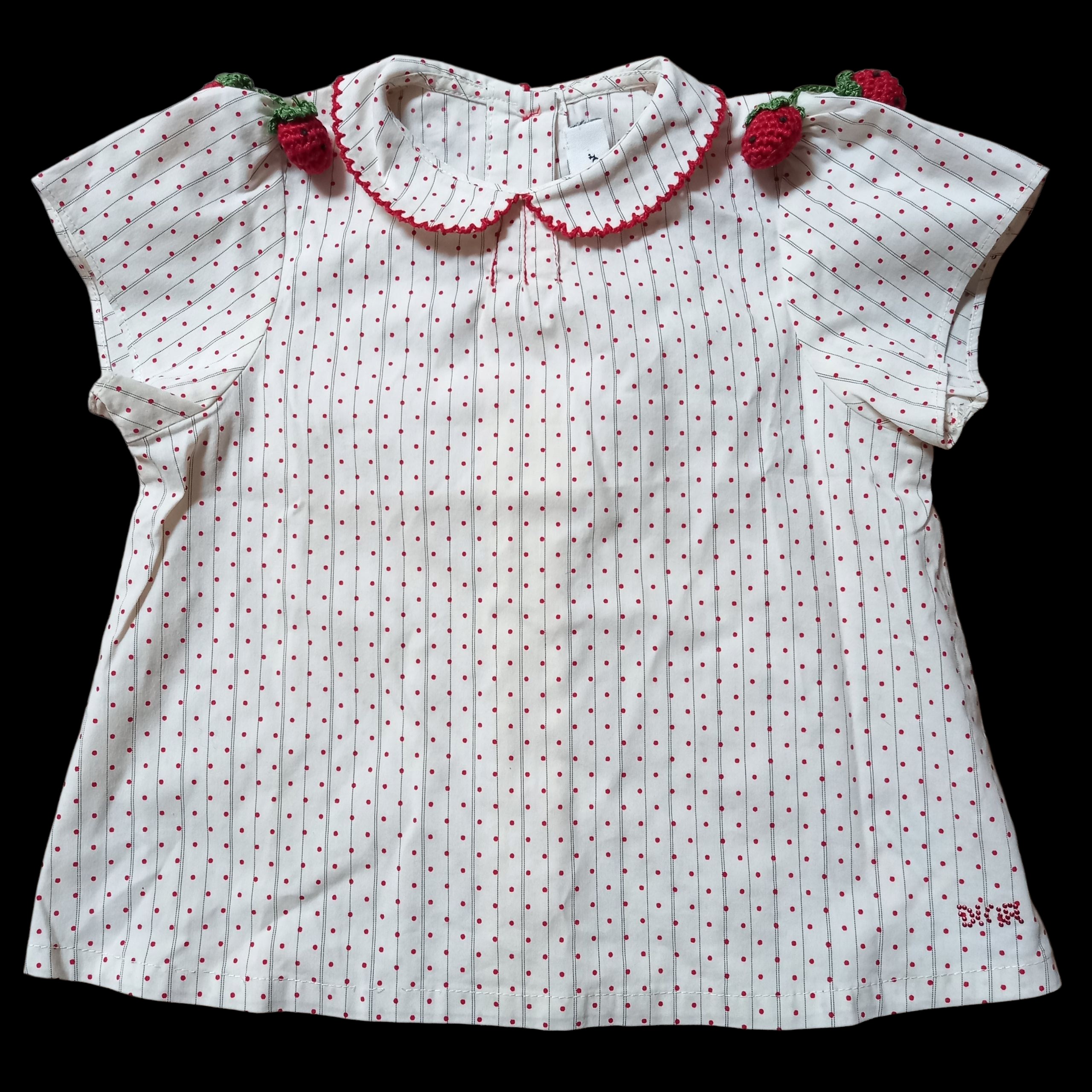 Voir photo 2 de Ensemble pantalon/chemisier fille Baby Dior 18 mois Ensemble pantalon/chemisier fille Baby Dior 18 mois Très bon état - Vue 2 -