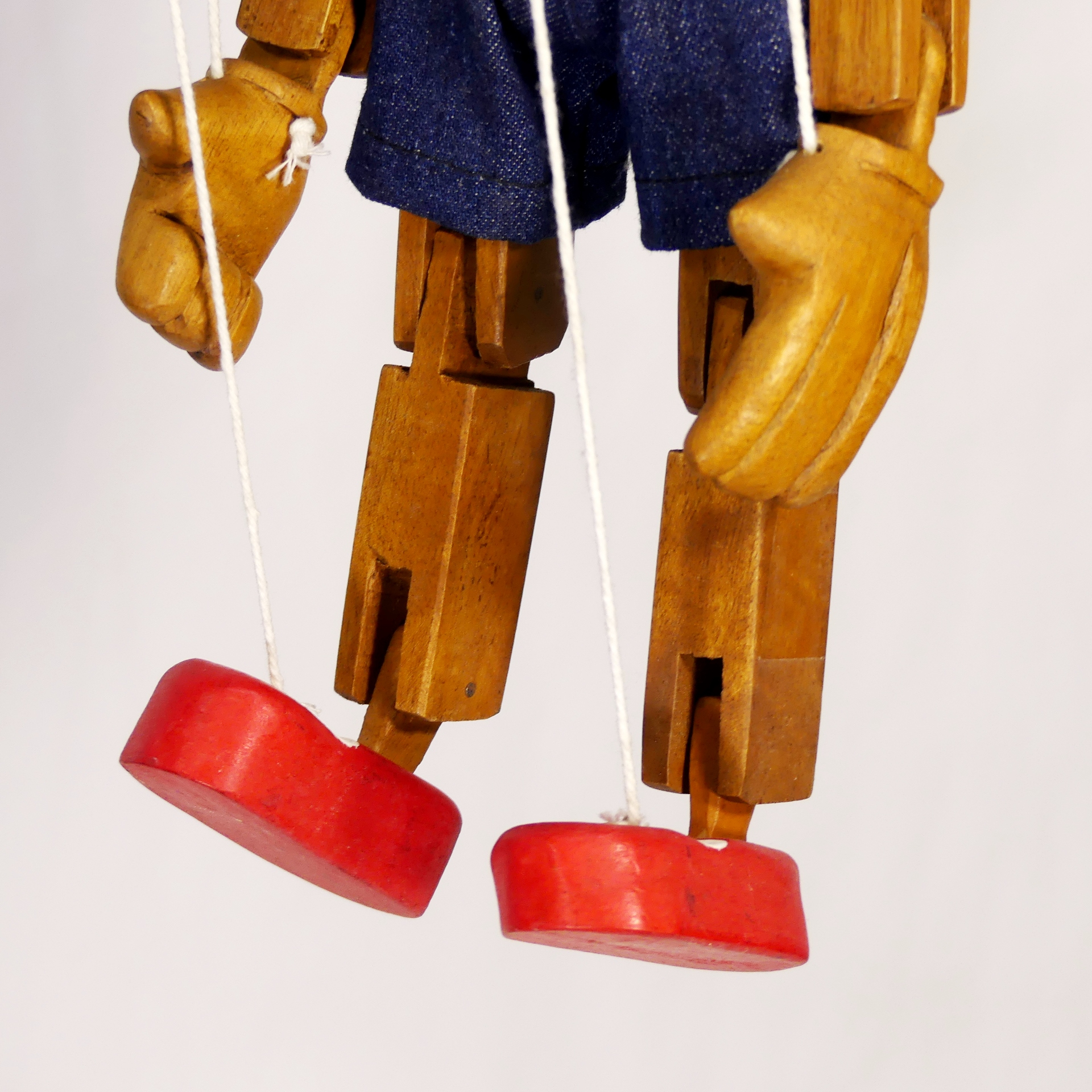 Marionnette articulée - Pinocchio - Bois Très bon état - Vue 3 - 