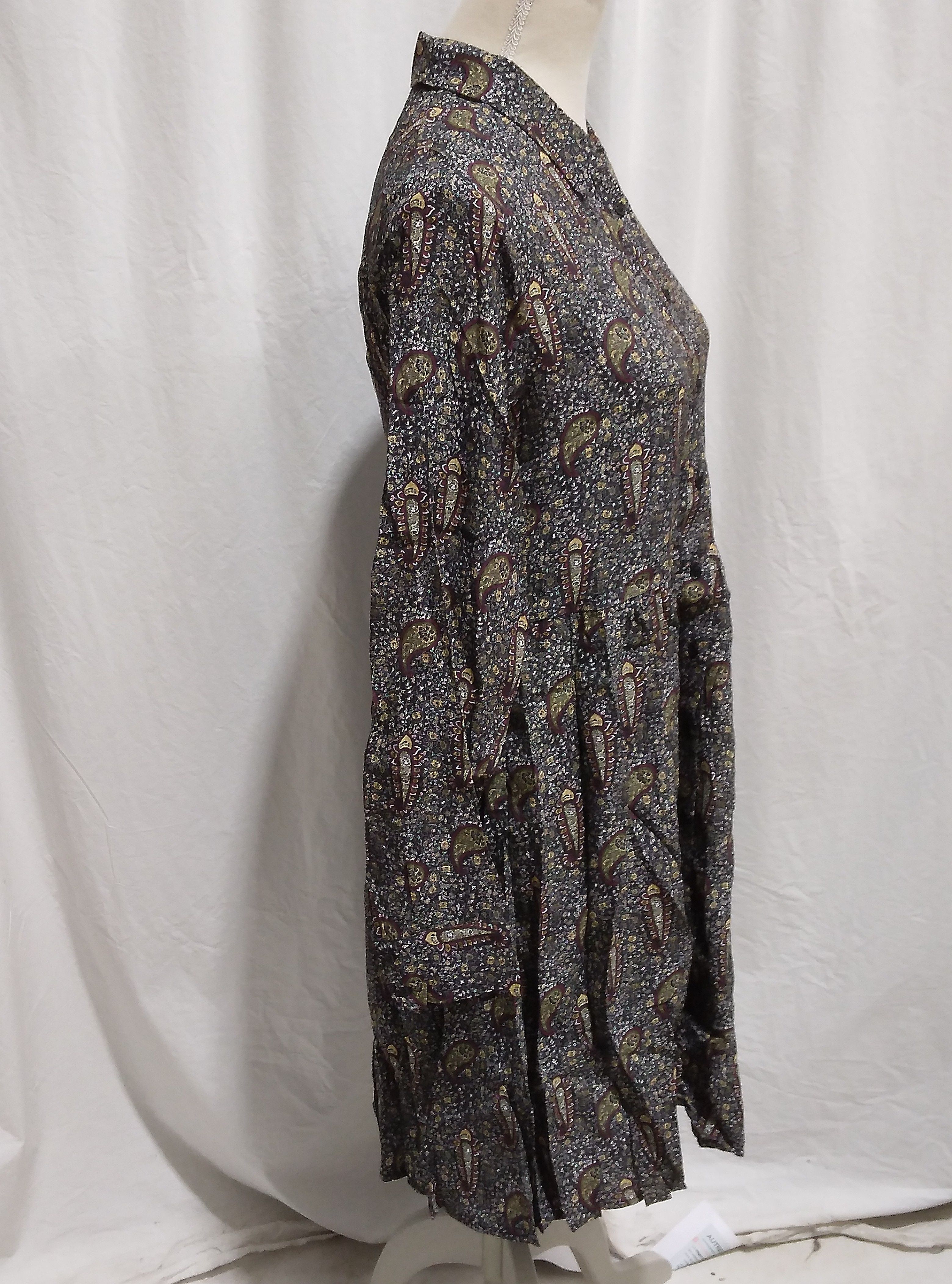 Robe chemise imprimé fleurs multicolore, (Modèle déposés), Marie Sixtine - M Comme neuf - Vue 4 - 