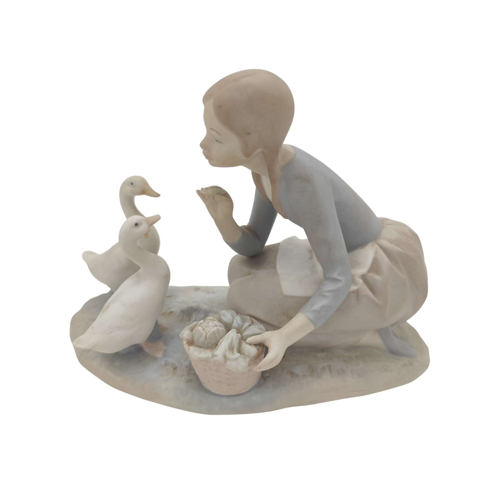 Statue "Nourrir les canards" - Lladro - Espagne Bon état -  reconditionné disponible sur Label Emmaüs