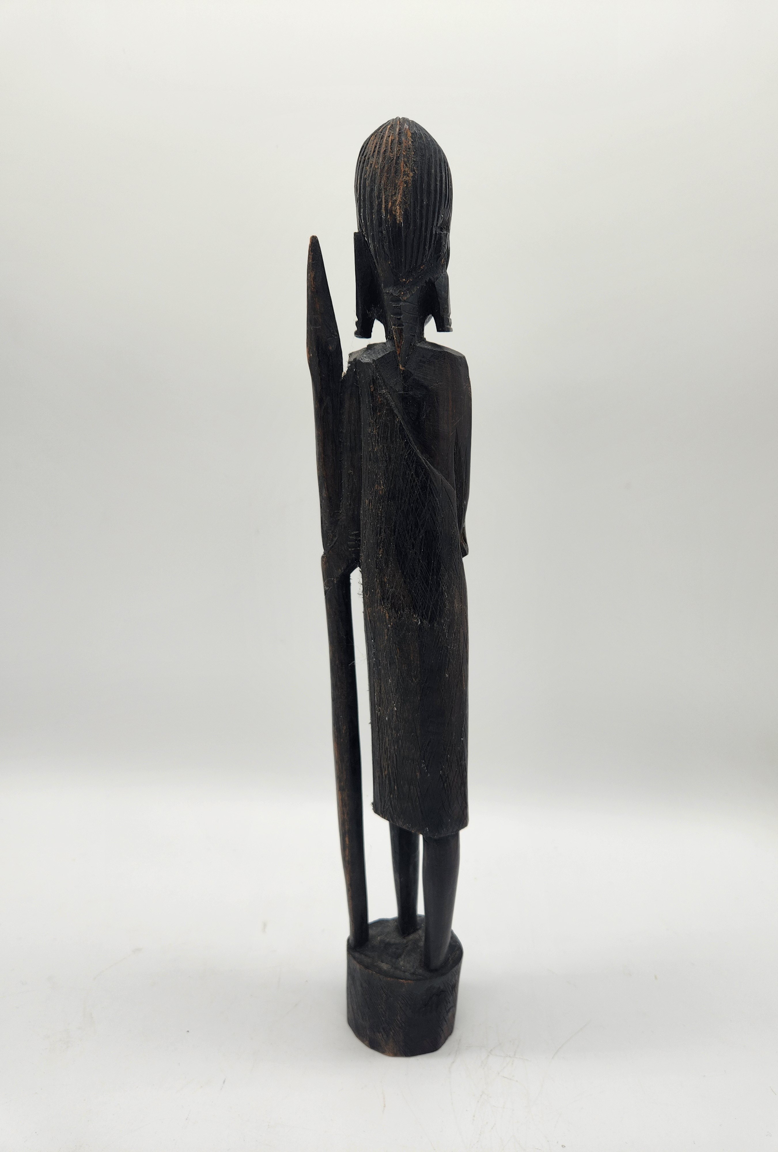 Lot de 2 statues et 1 masque africain - Photo 7