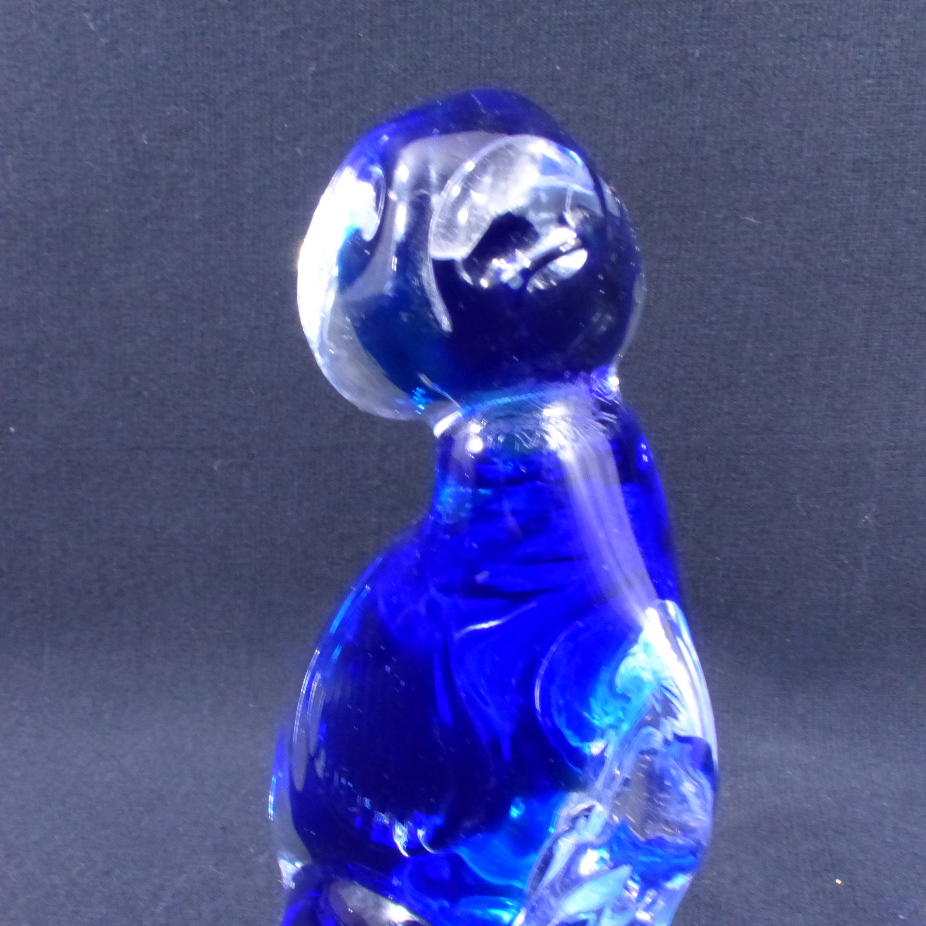 Sculpture en verre sommerso de Murano / attribue à Sandro Frattin - Estampillé Vetreria Artistica tfz Bon état - Vue 6 - 