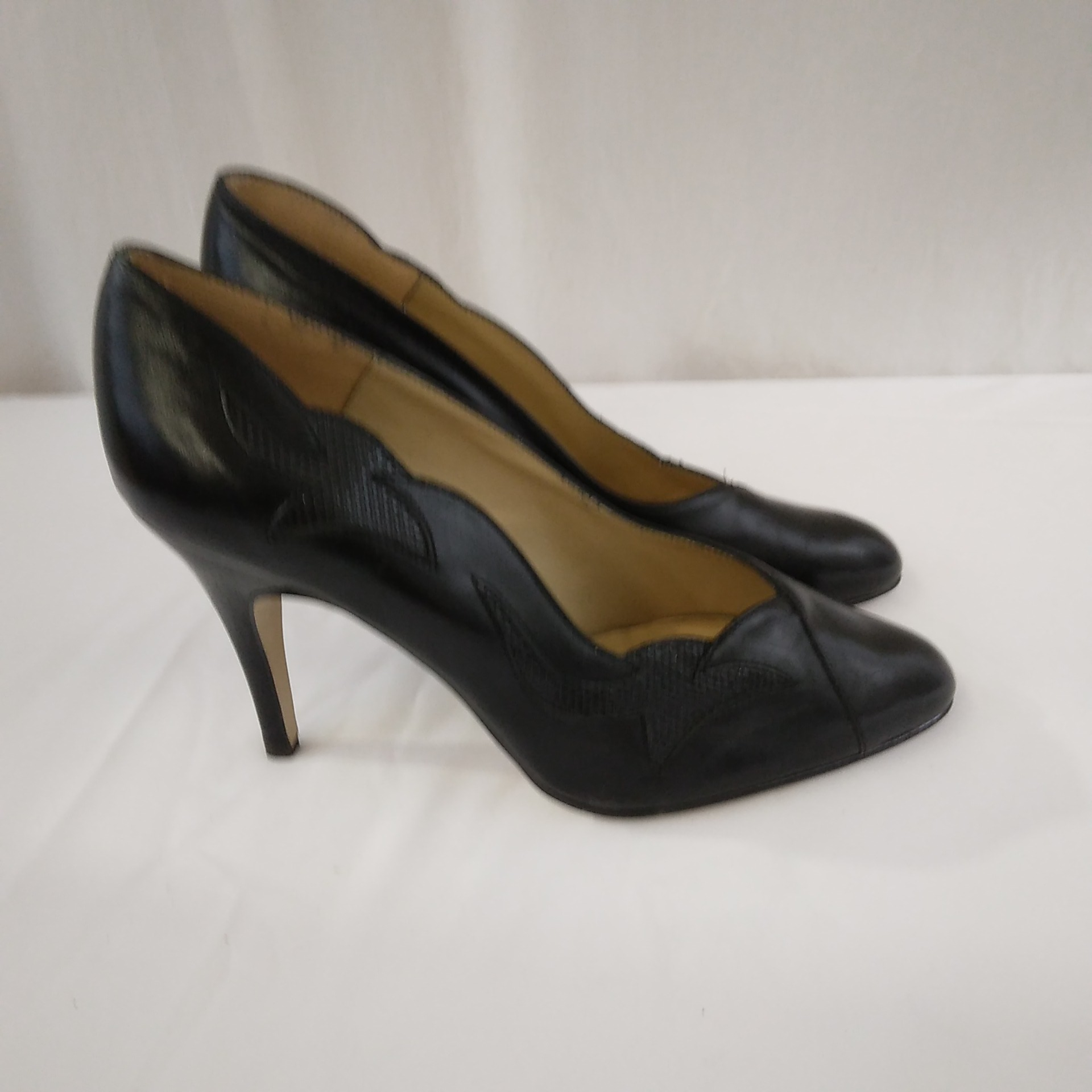 Escarpins vernis noir, Christian Chaussures - 40 Très bon état - Vue 2 - 