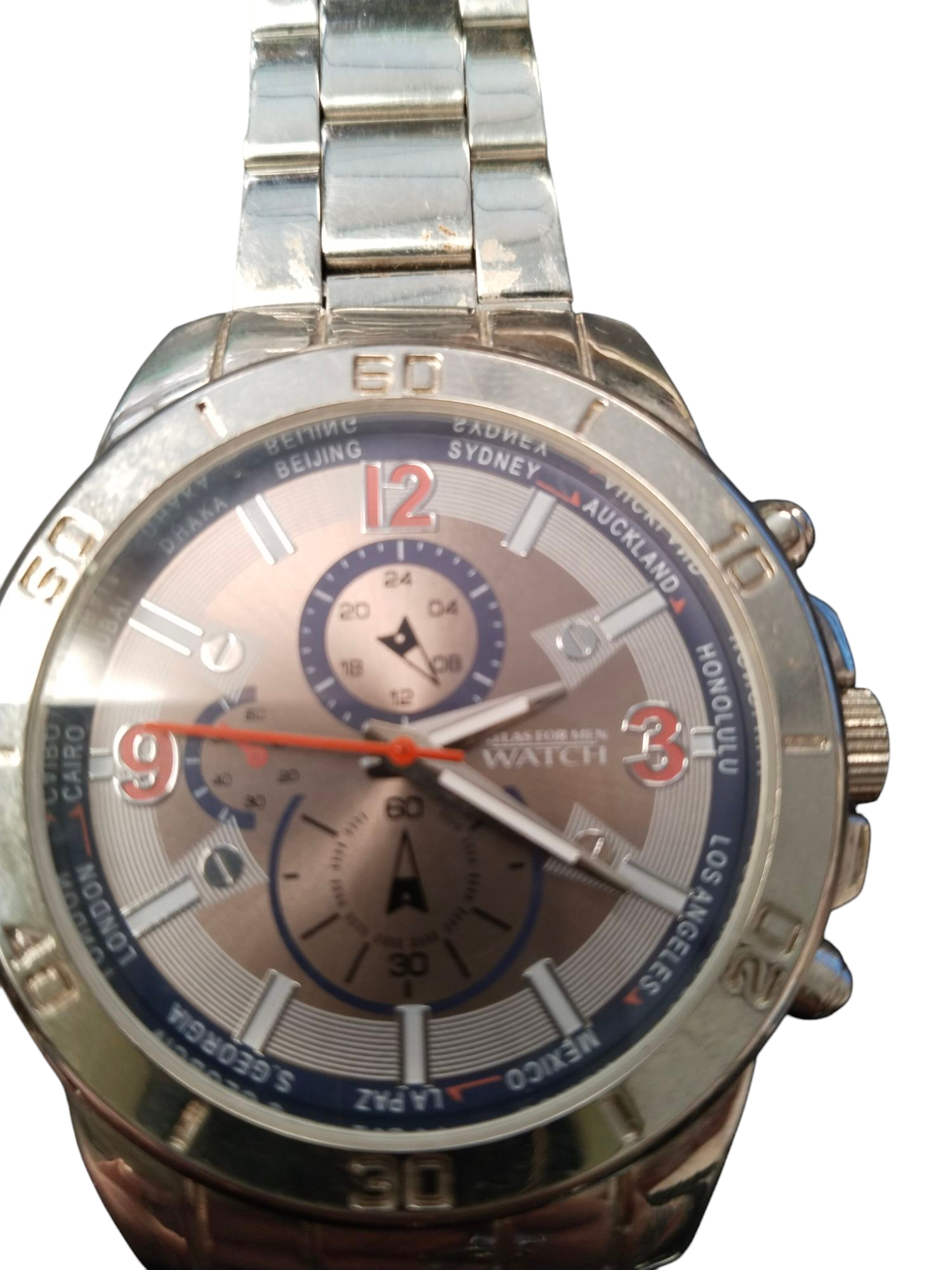 Voir photo 4 de Très belle montre homme atlas for men Très belle montre homme atlas for men - Vue 4 -