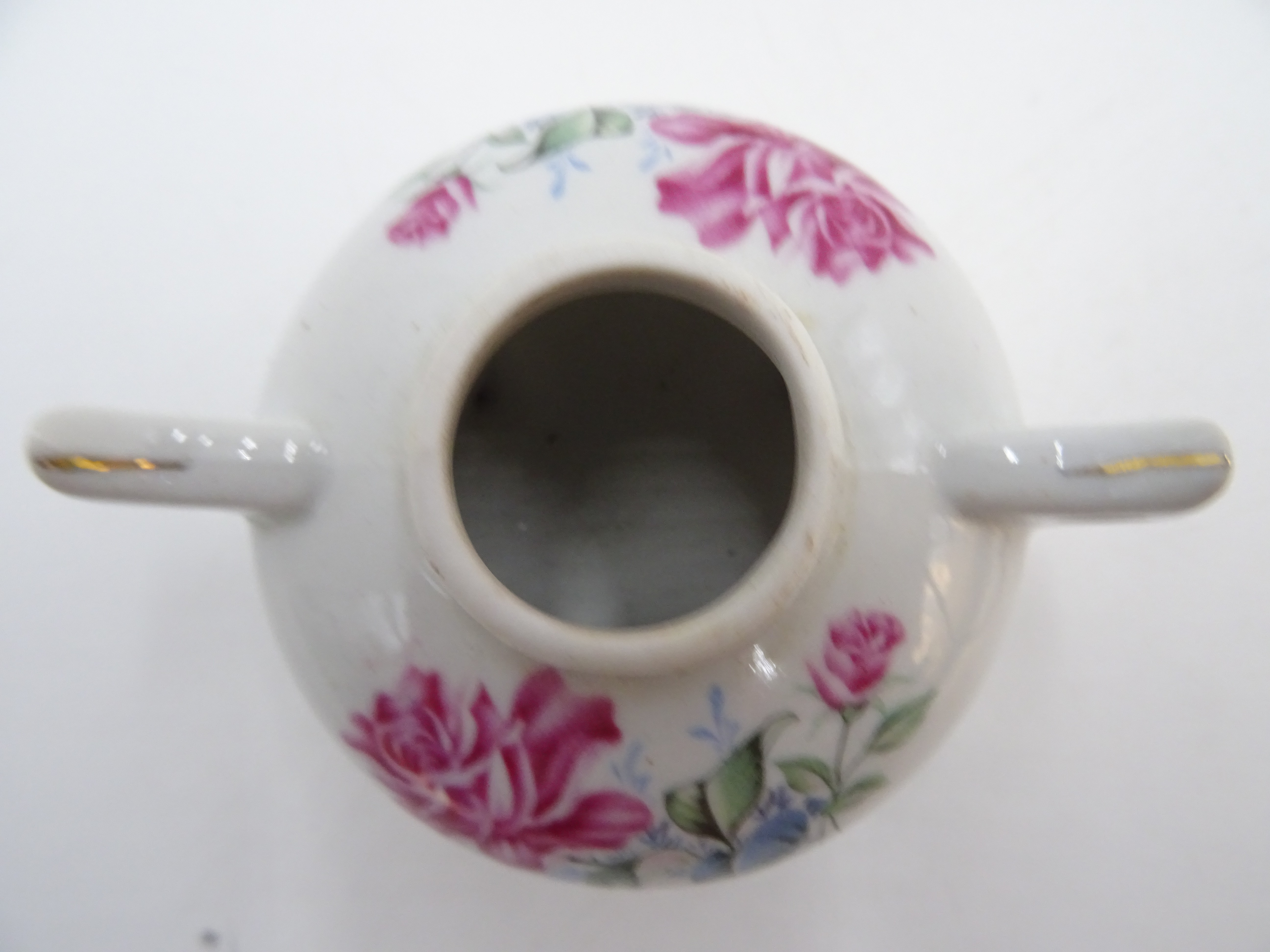 Mini lampe à huile faïence "Bergère de France" État correct - Vue 4 - 