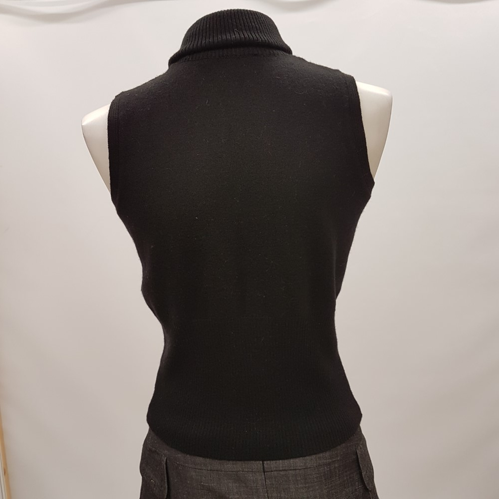Pull sans manches noir - ALAIN MANOUKIAN - Taille 3 Très bon état - Vue 3 - 