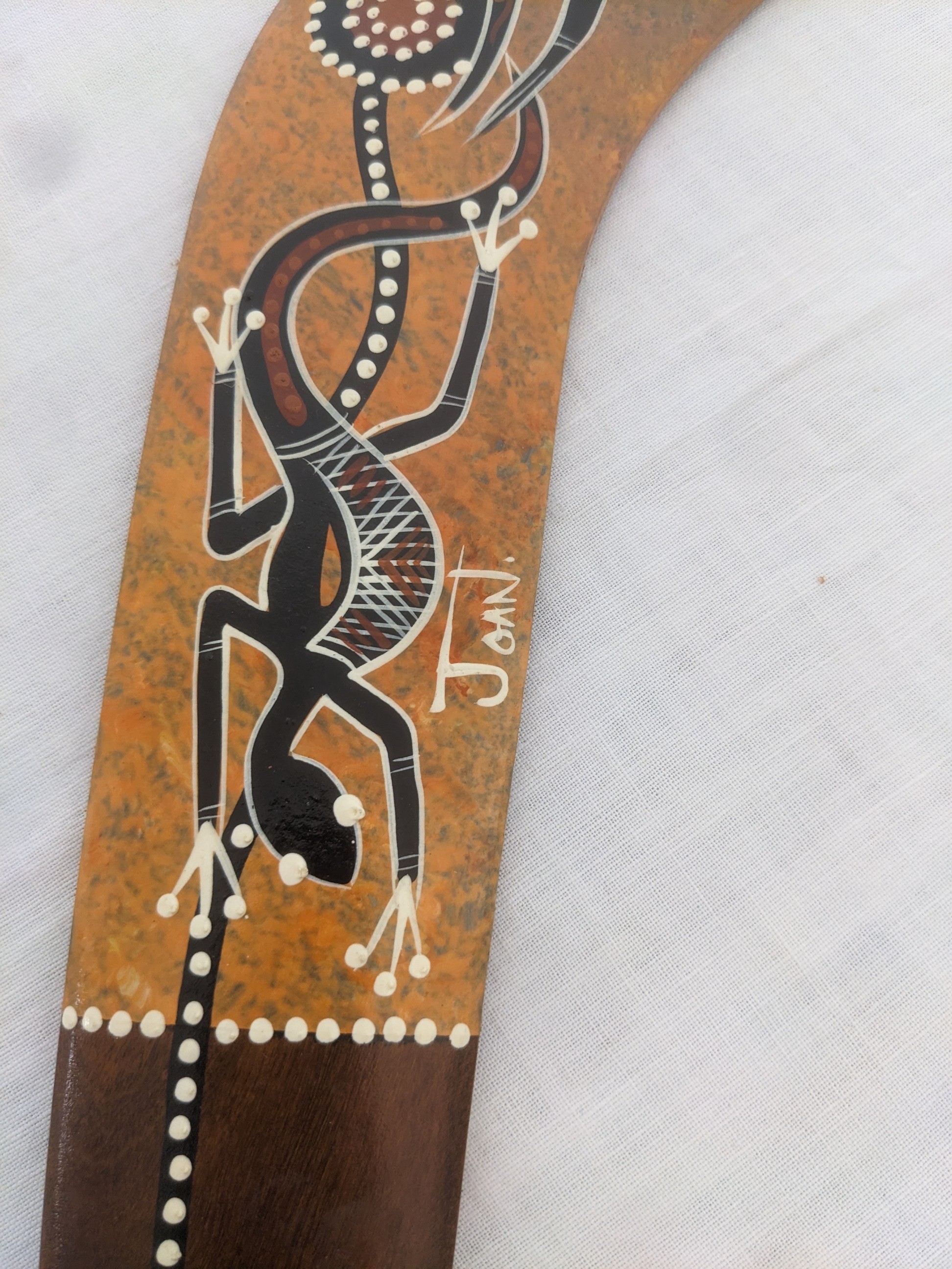 Voir photo 5 de Boomerang Australien en bois Boomerang Australien en bois Comme neuf - Vue 5 -