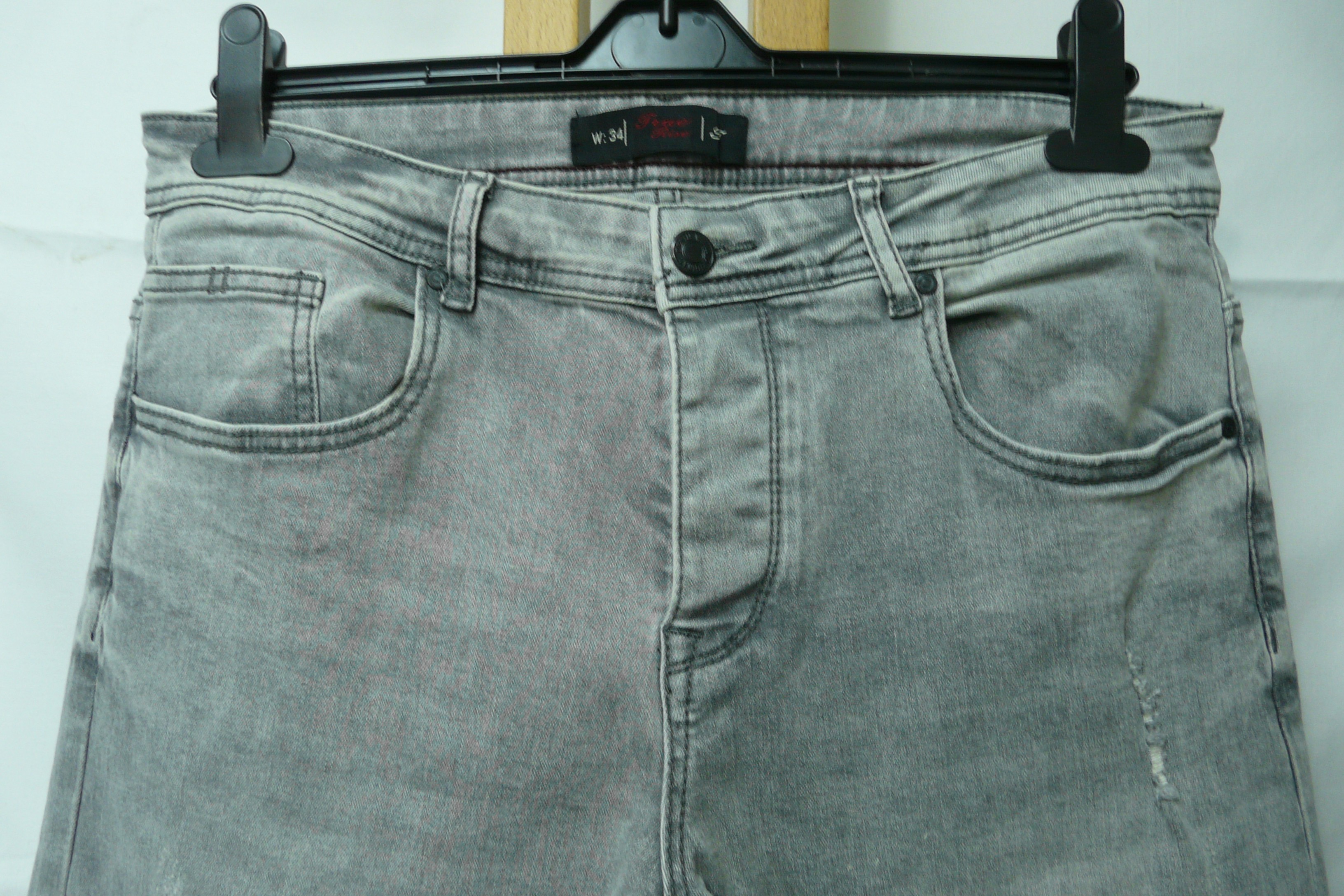 HO39 - Jean effet trashé - True Rise - Taille 44 - Photo 2