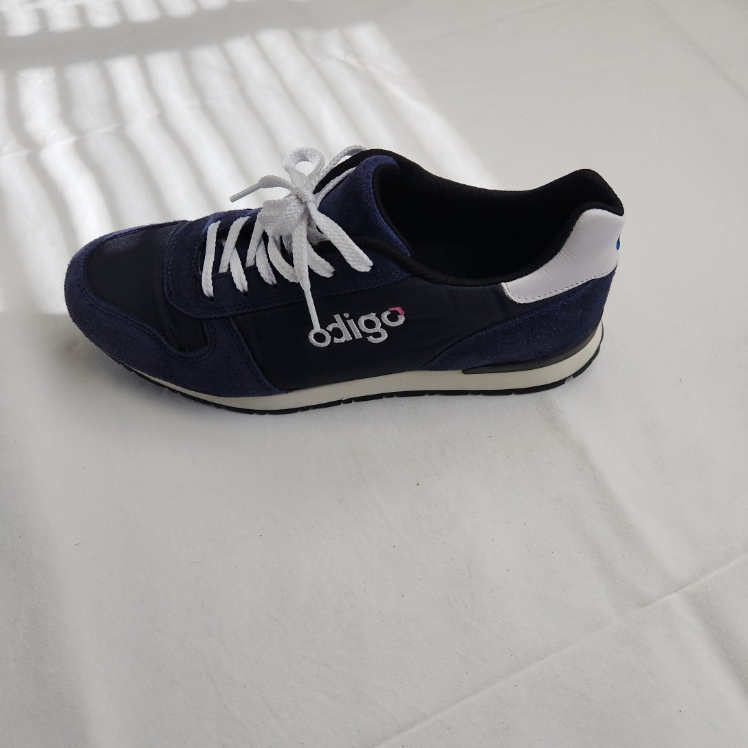 Odigo – baskets bleus en toile homme – pointure 43 Très bon état - Vue 9 - 