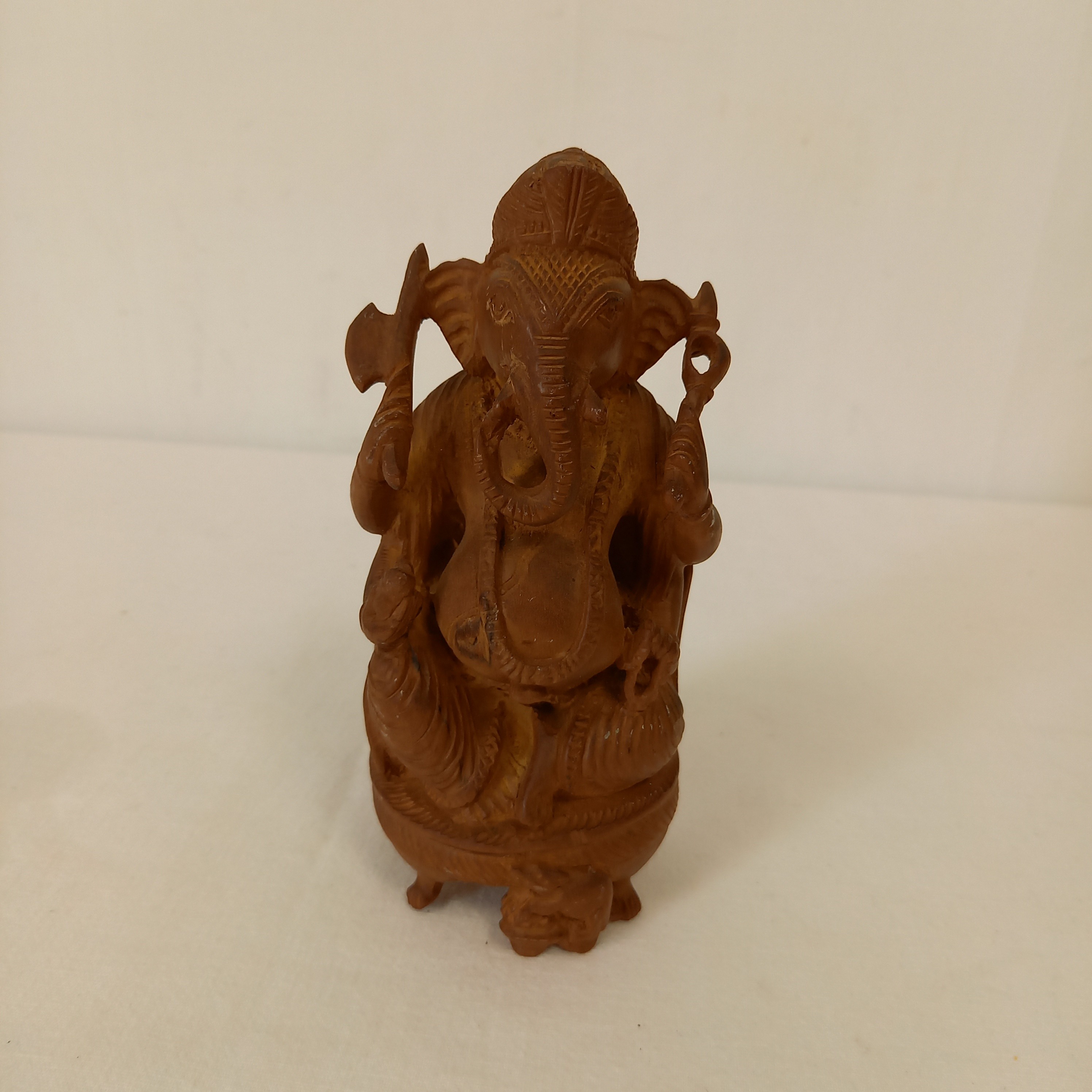 statue de ganesh statue du seigneur ganesh de 15 cm en bois - Photo 0