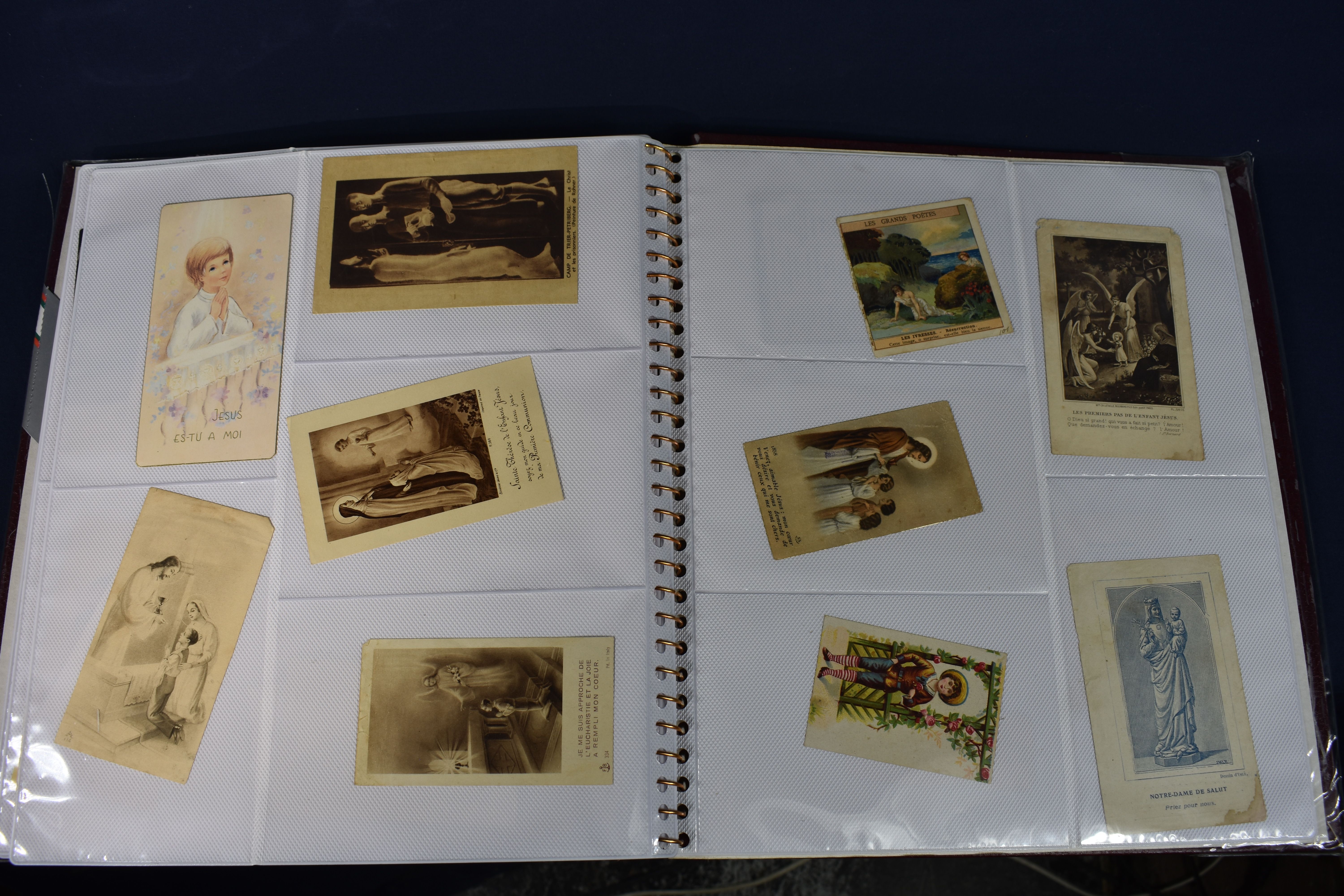 120 images de Communion, Confirmation dans un album, longueur 33, largeur 30 et hauteur 2.5 cm. État correct - Vue 9 - 