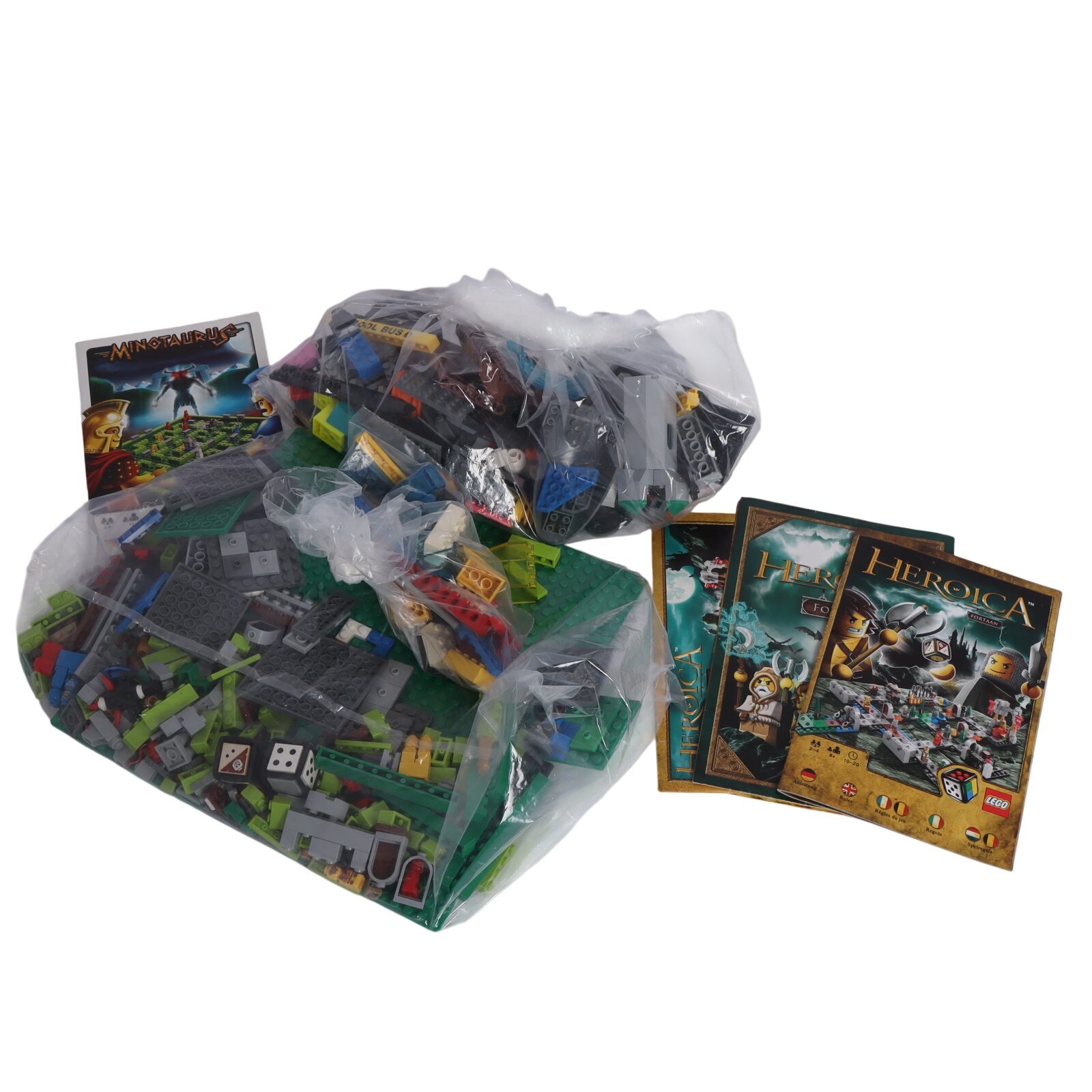 Acheter Lego vrac jeux MINOTAURUS et HEROICA FORTAAN - 29,00 € Lego vrac jeux MINOTAURUS et HEROICA FORTAAN - reconditionné disponible sur Label Emmaüs