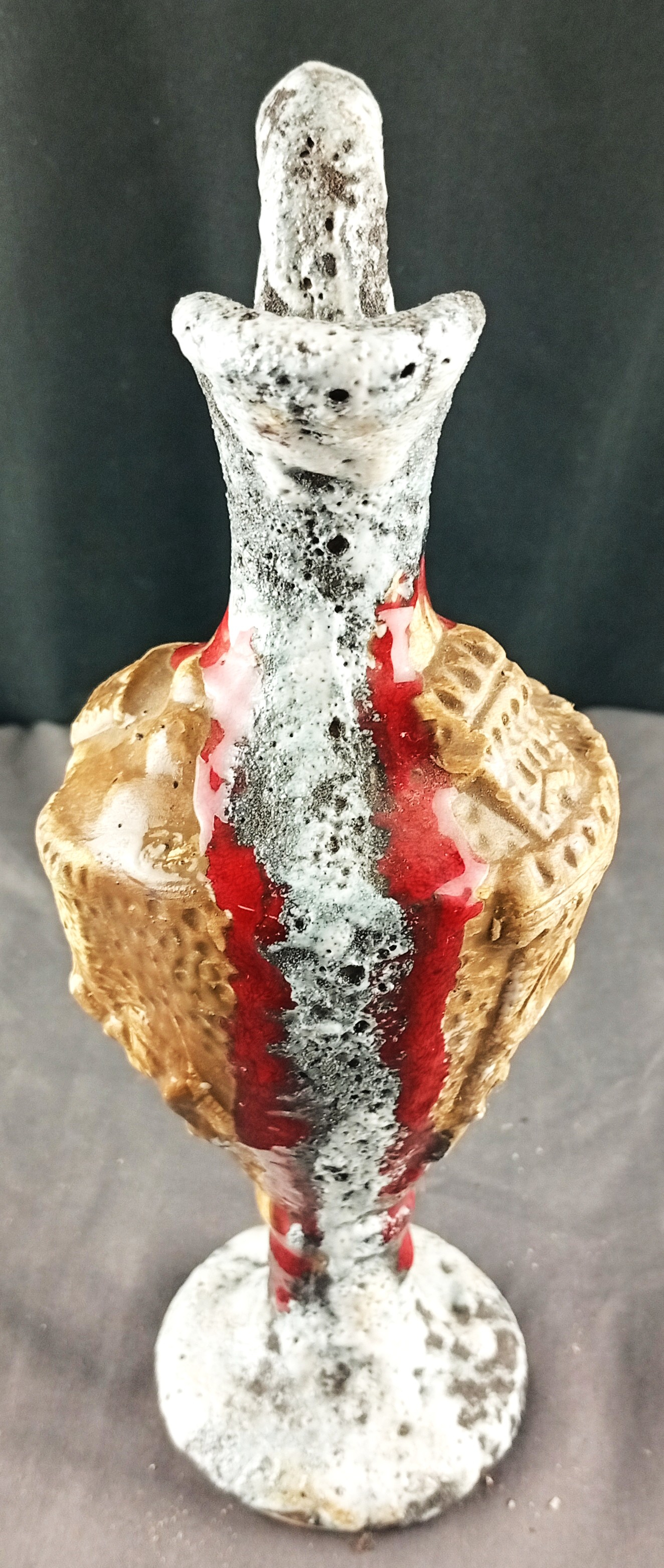 Originale cruche/ bouteille en céramique artistique 