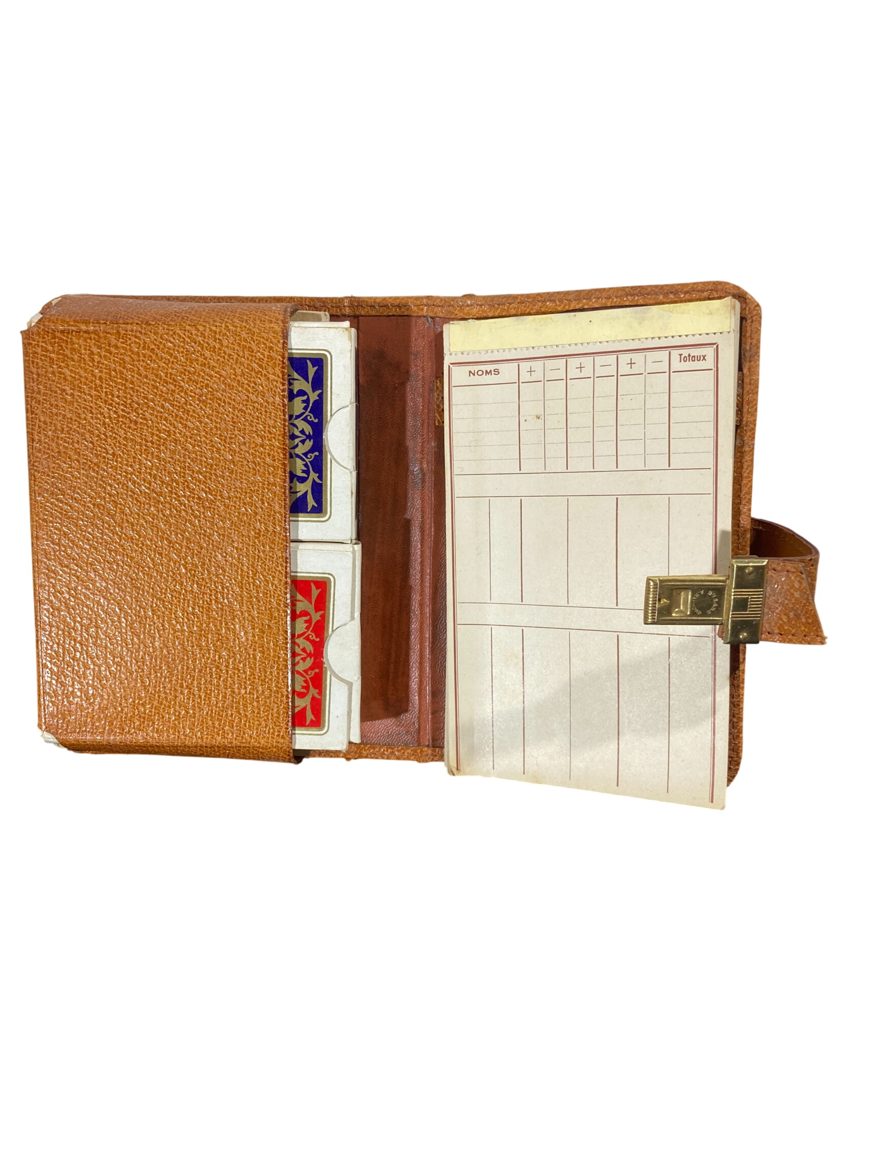 Acheter Coffret de Bridge Vintage en Cuir, Complet avec Cartes et Carnet de Score Très bon état - 20,00 € Coffret de Bridge Vintage en Cuir, Complet avec Cartes et Carnet de Score Très bon état - reconditionné disponible sur Label Emmaüs