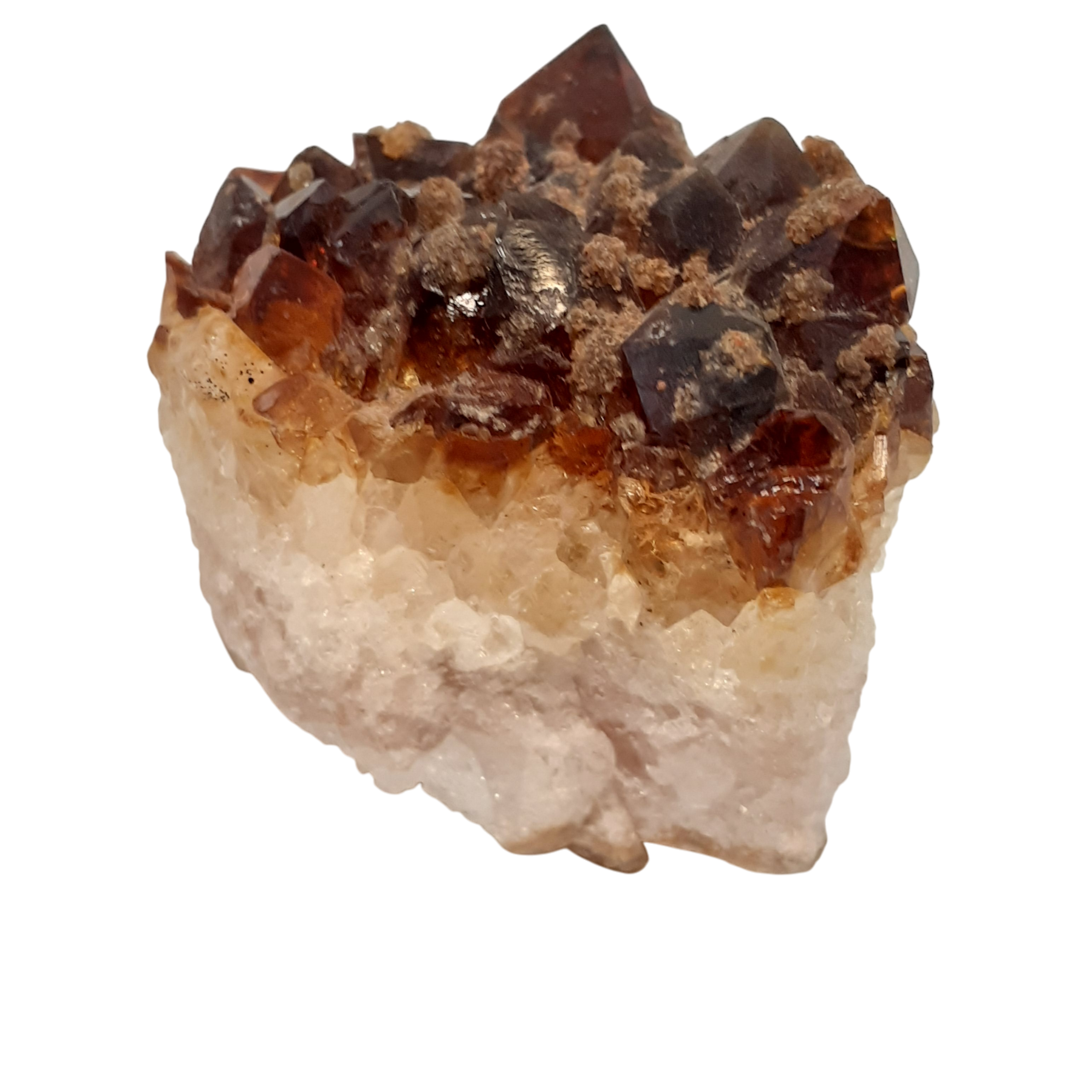 Pierre brute de grappe de cristaux de citrine - Photo 0