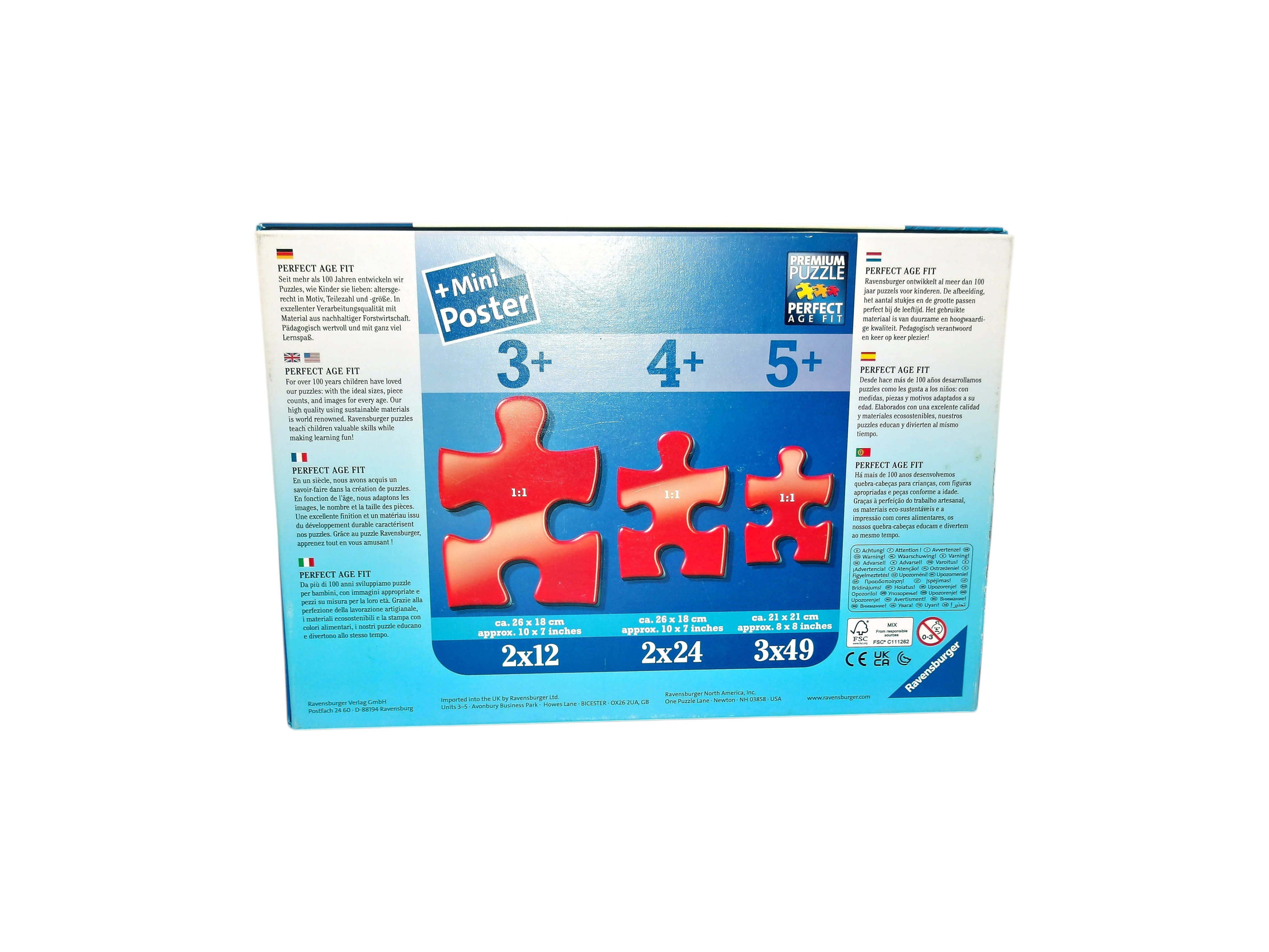 Voir photo 2 de Puzzle - Pat Patrouille - 3x49 pièces- Édition 1991 Puzzle - Pat Patrouille - 3x49 pièces- Édition 1991 Comme neuf - Vue 2 -