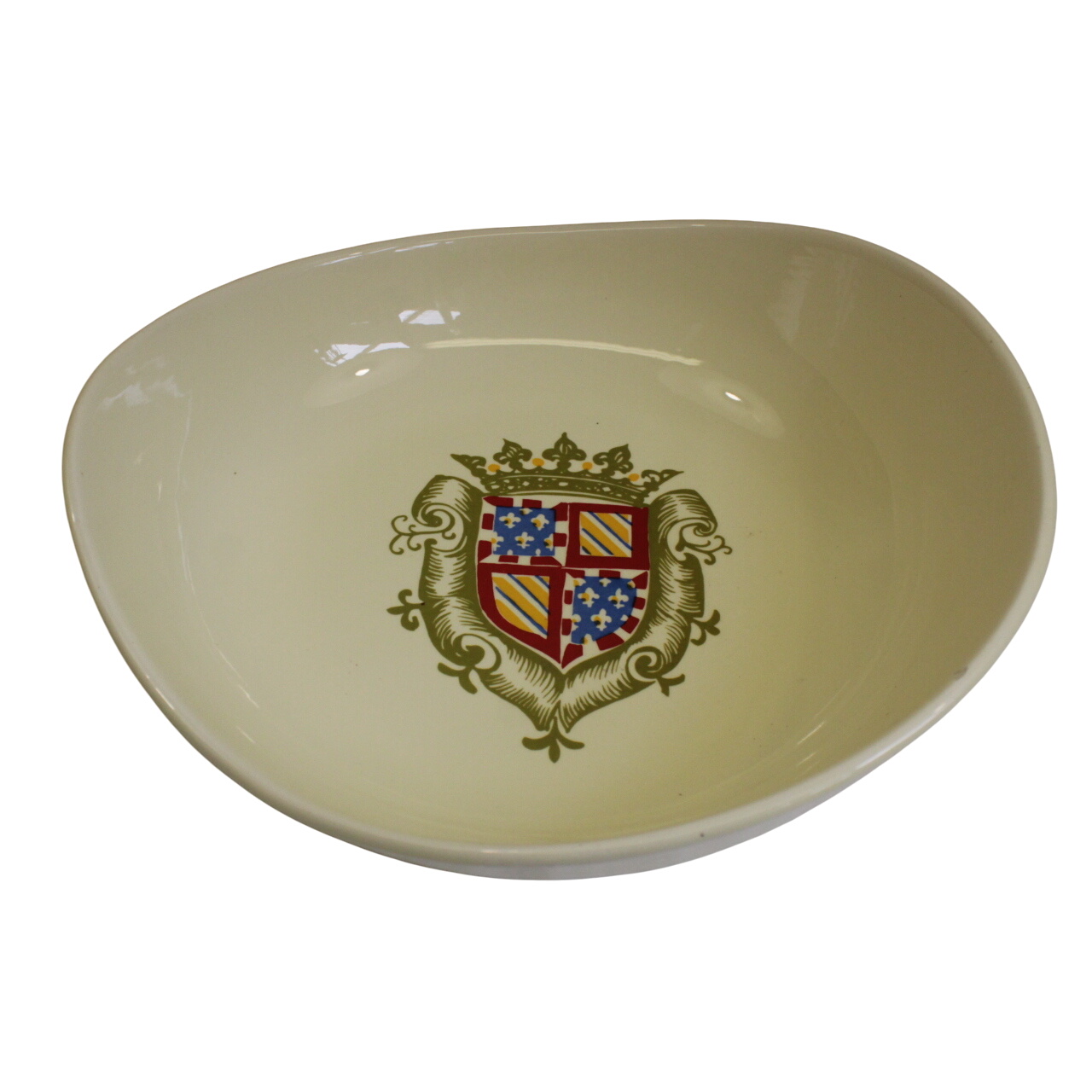 Plat à fondue faience de Salins pommard france Bon état -  reconditionné disponible sur Label Emmaüs