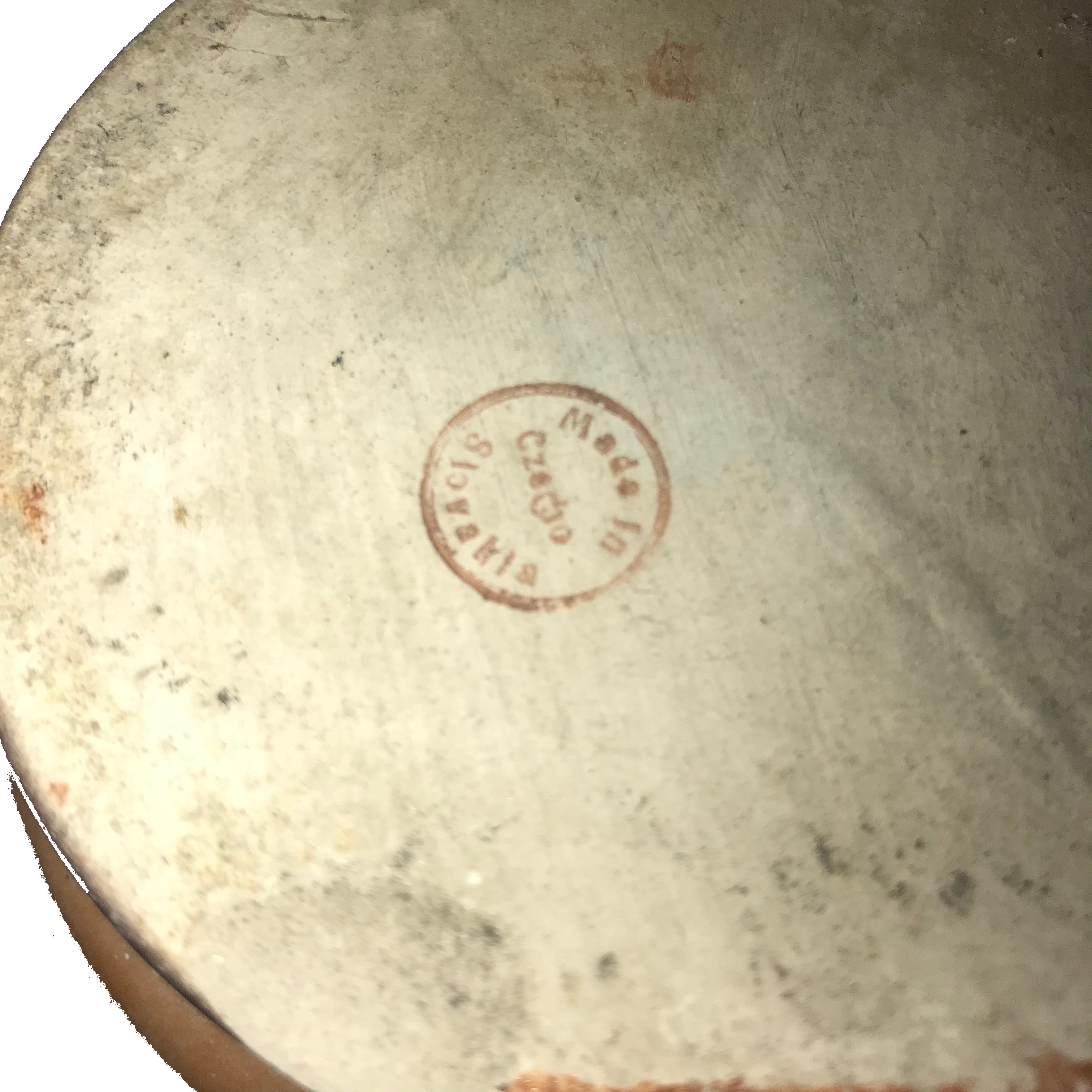 Vase en Céramique Vintage Paysage Hollandais Fabriqué en Tchéquie  État correct - Vue 4 - 