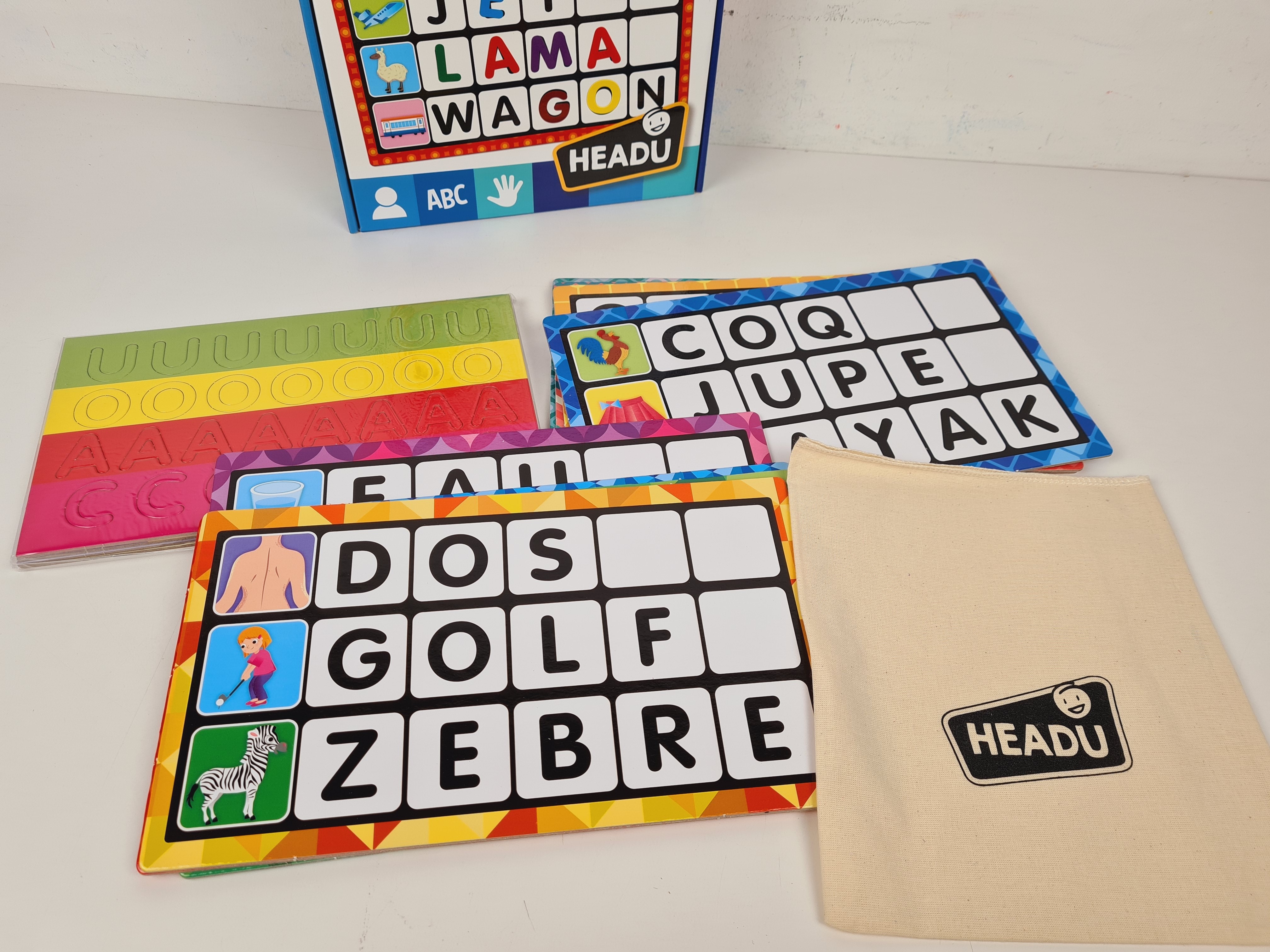 Jeu Éducatif - Lettre et mots Monteressori - Headu - 3 + Ans Comme neuf - Vue 3 - 
