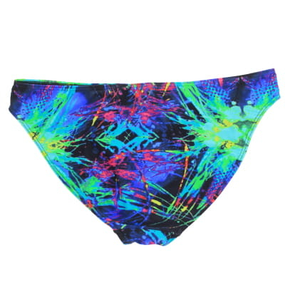Bas de maillot de bain noir imprimé fleurs - Femme - BPC - Taille 44 - Photo 1