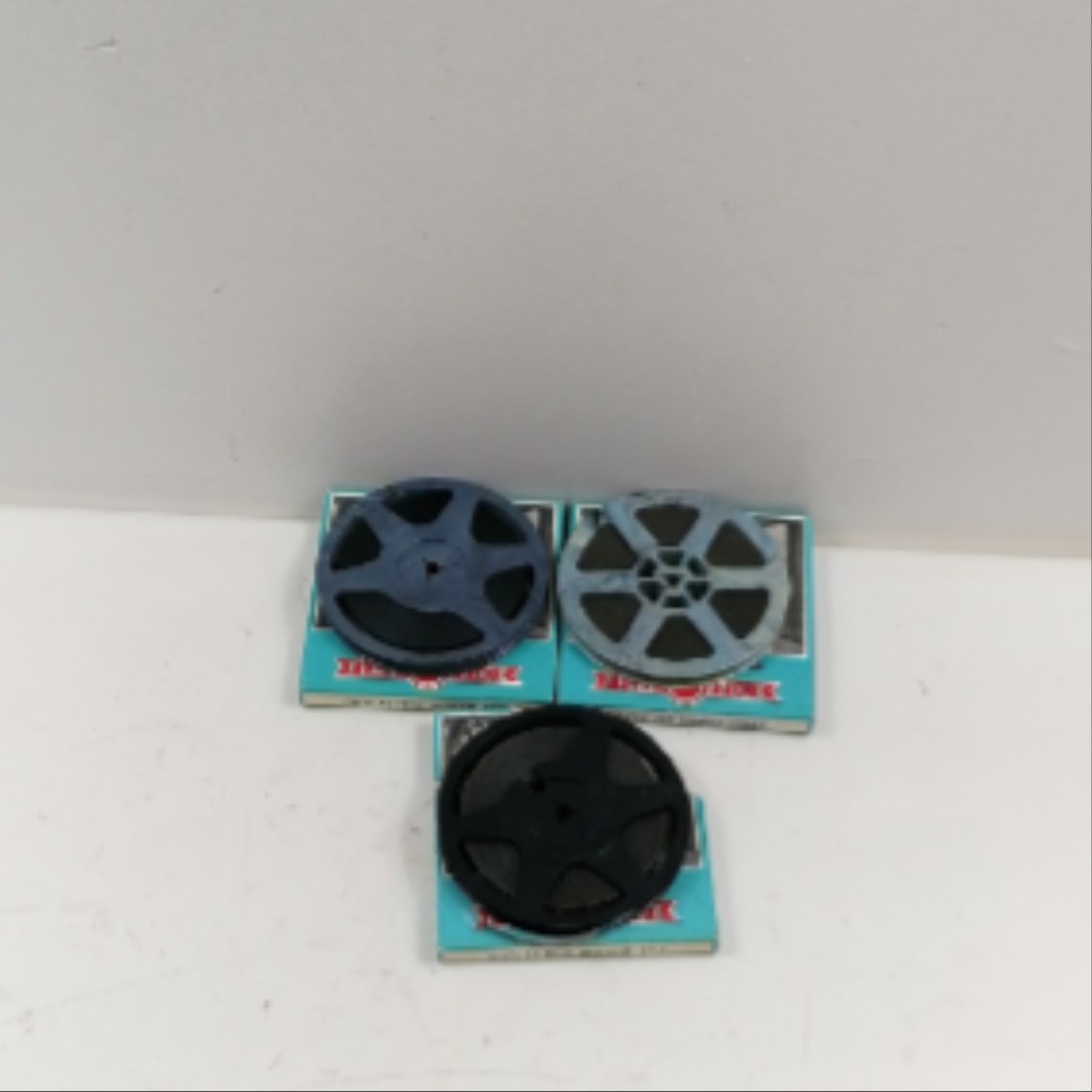 Lot De 6 Bobines De Films Super 8 Minicinex – Meccano, Fabrication Française (neufs)
