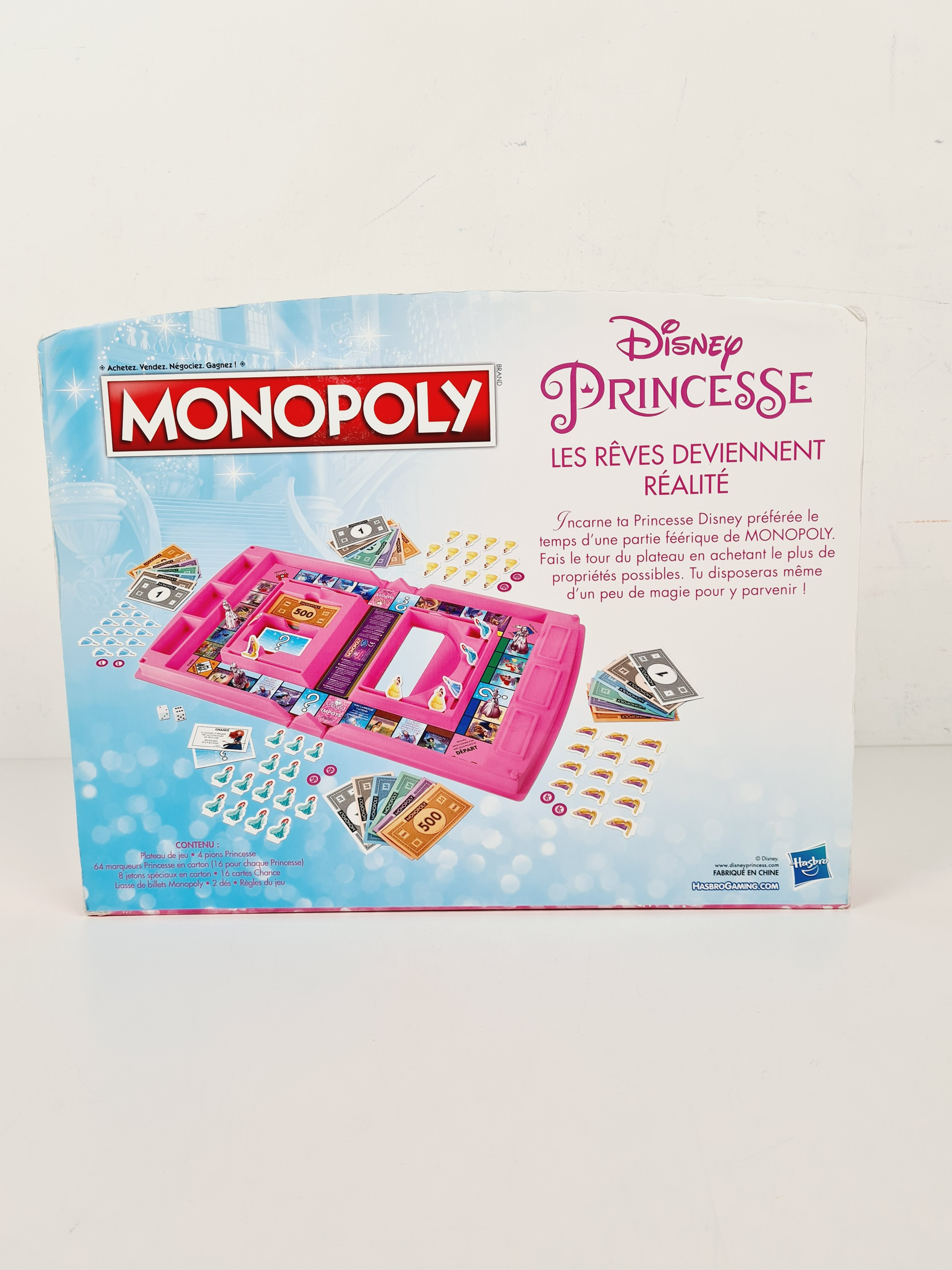 Jeu de gestion des ressources - Monopoly Disney Princesses - Hasbro Gaming - 8 ans+ Bon état - Vue 4 - 