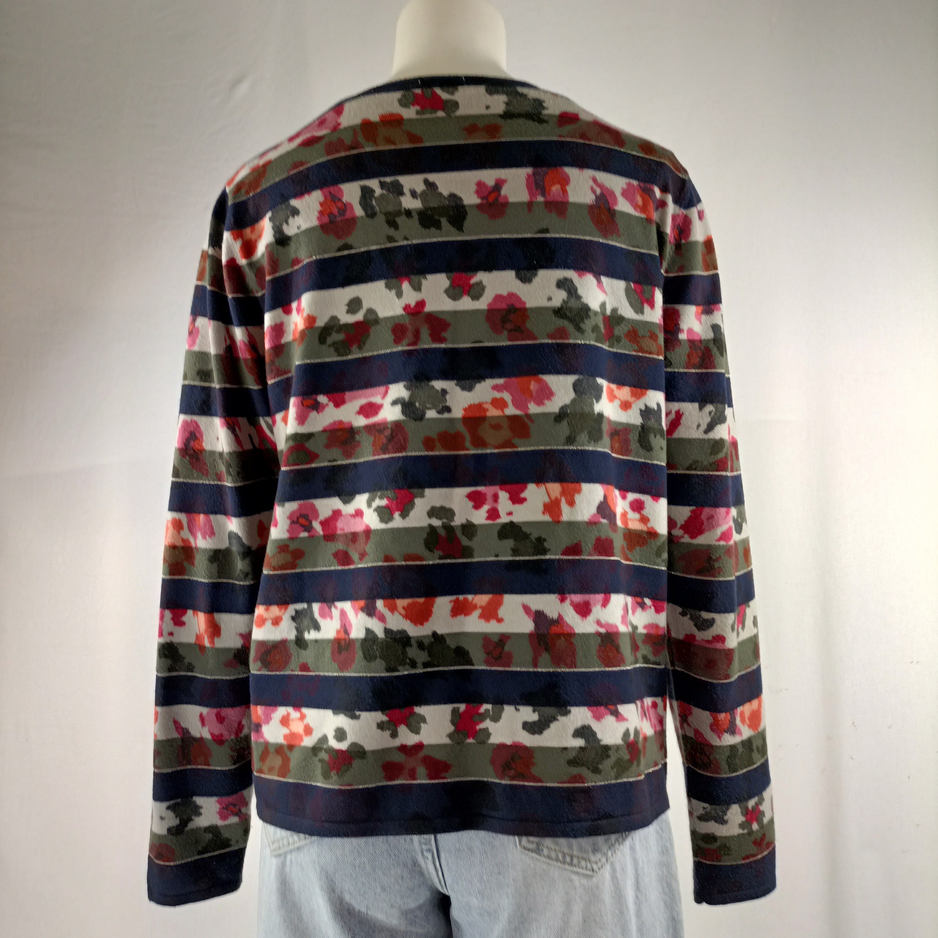 Gilet rayé multicolore - Gerry Weber - Taille 40 estimé - Photo 3